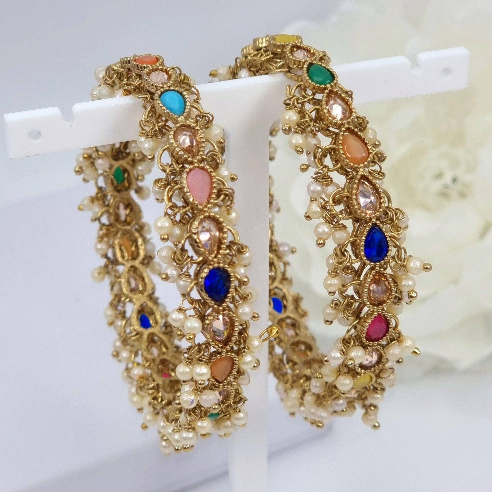 Karen Pair of Bangles - Multicolour – bangle | Fancy Fab Jewels UK
