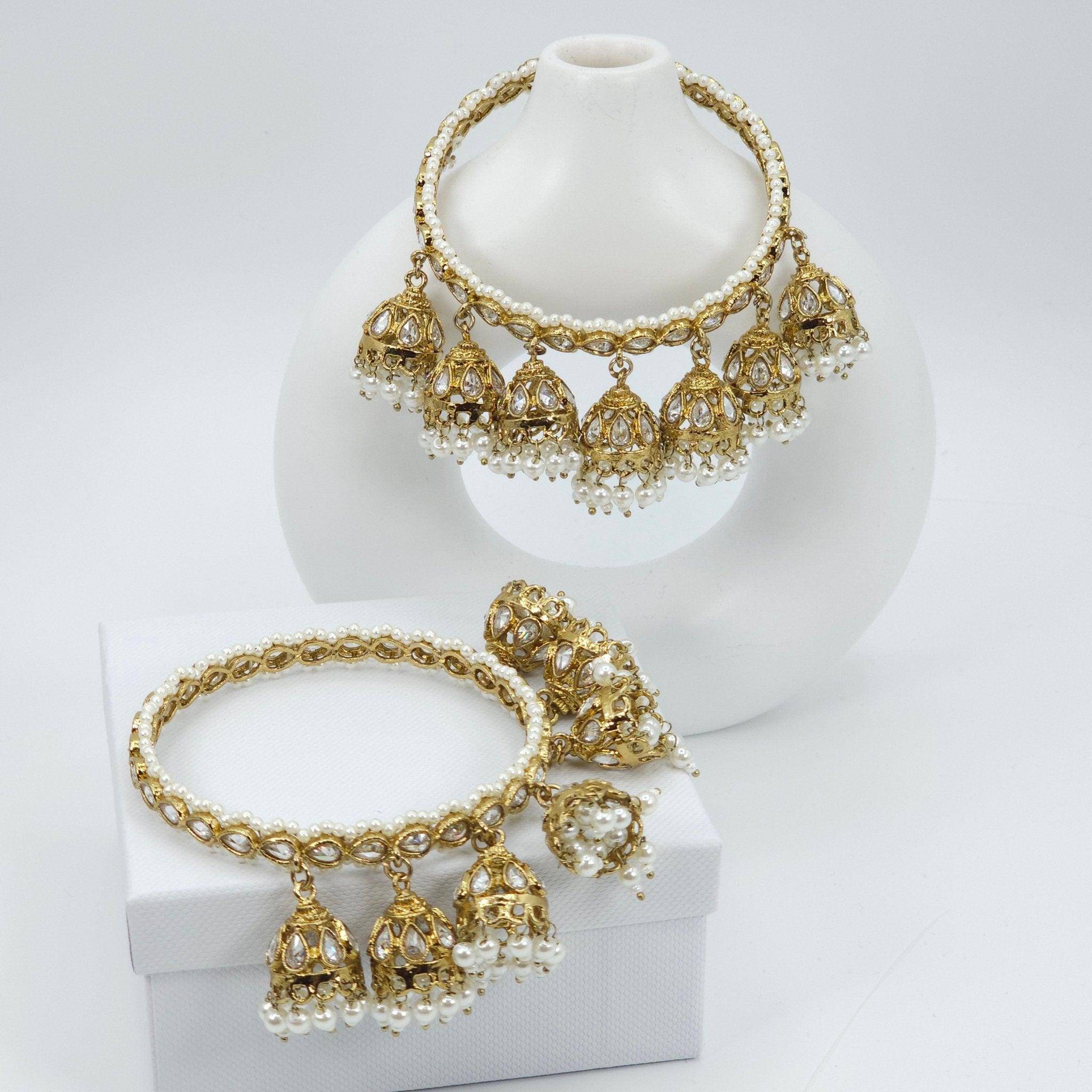 Dilara Jhumka Bangles – bangles | Fancy Fab Jewels UK