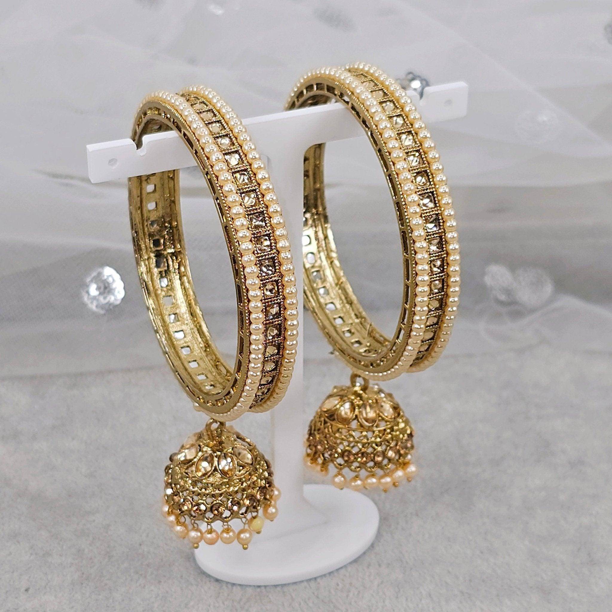 Neha Jhumka bangle set – Bangles | Fancy Fab Jewels UK