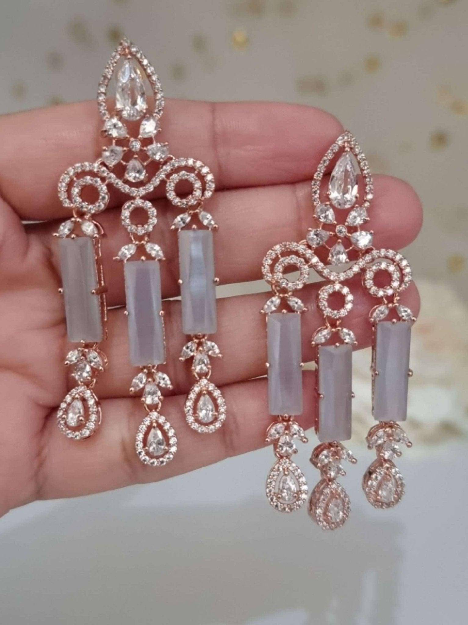 Exquisite Designer Chandelier Earrings – Earrings | Fancy Fab Jewels UK