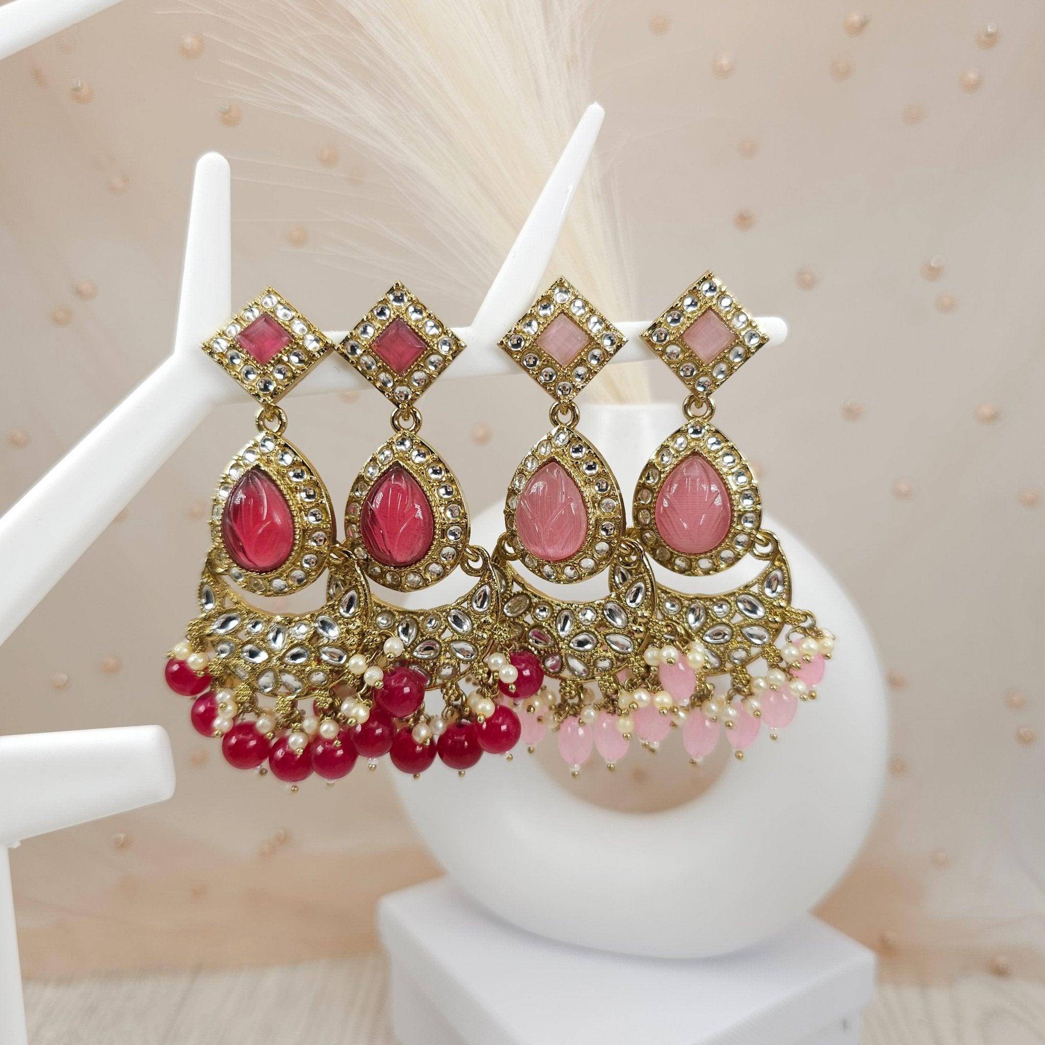 Pearl Drop Gold Earrings for Weddings – Earrings | Fancy Fab Jewels UK