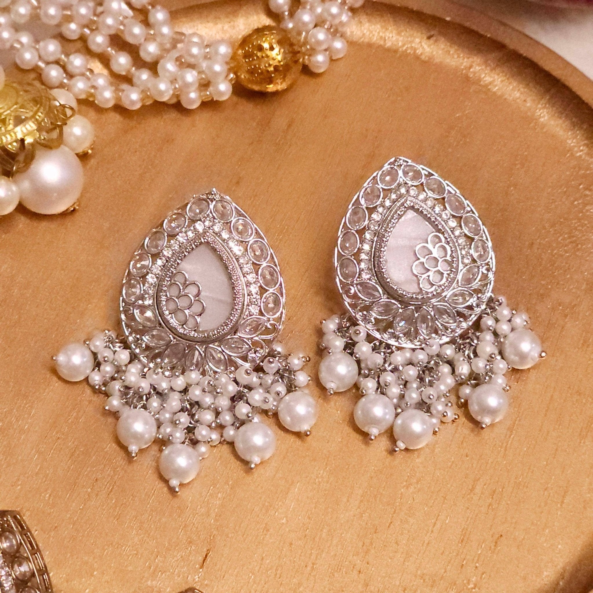 Mahvin Women's Bold and Beautiful Statement Earrings – Earrings | Fancy Fab Jewels UK