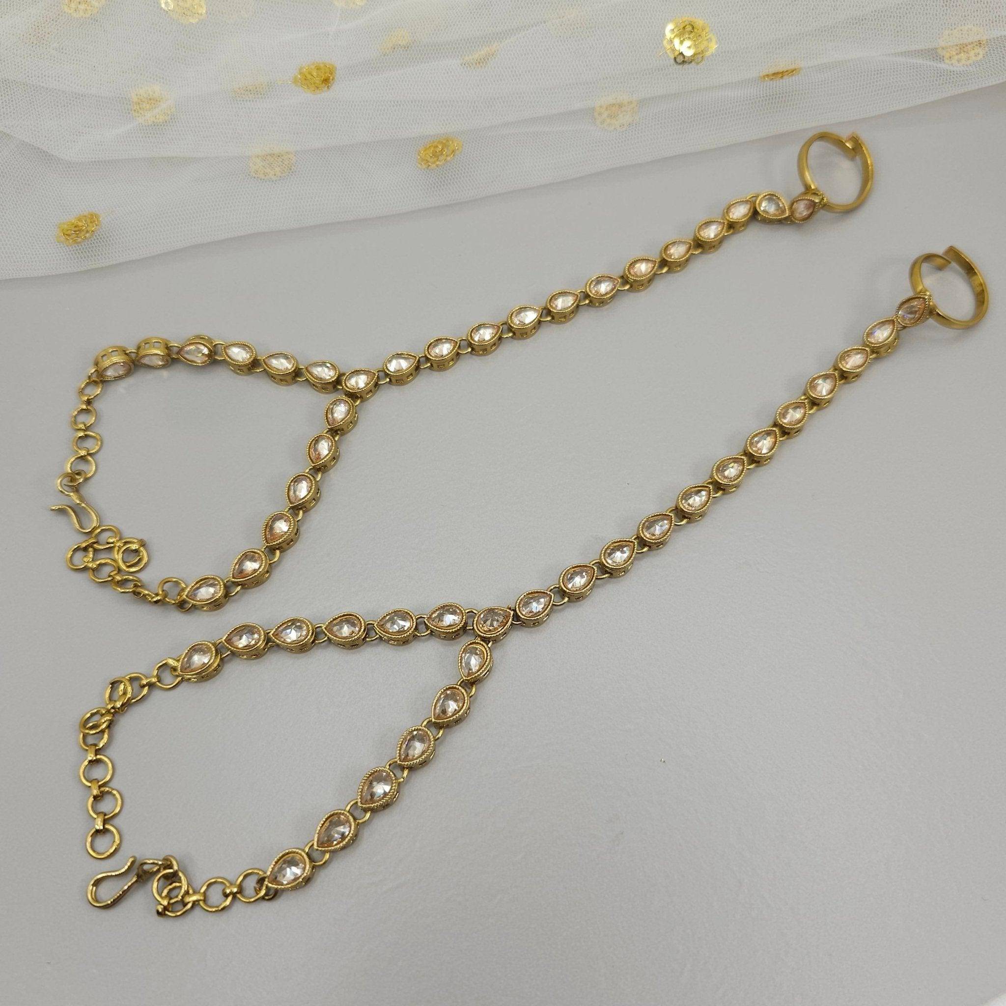 Aina Antique Polki Hand Pieces – Hand Pieces | Fancy Fab Jewels UK