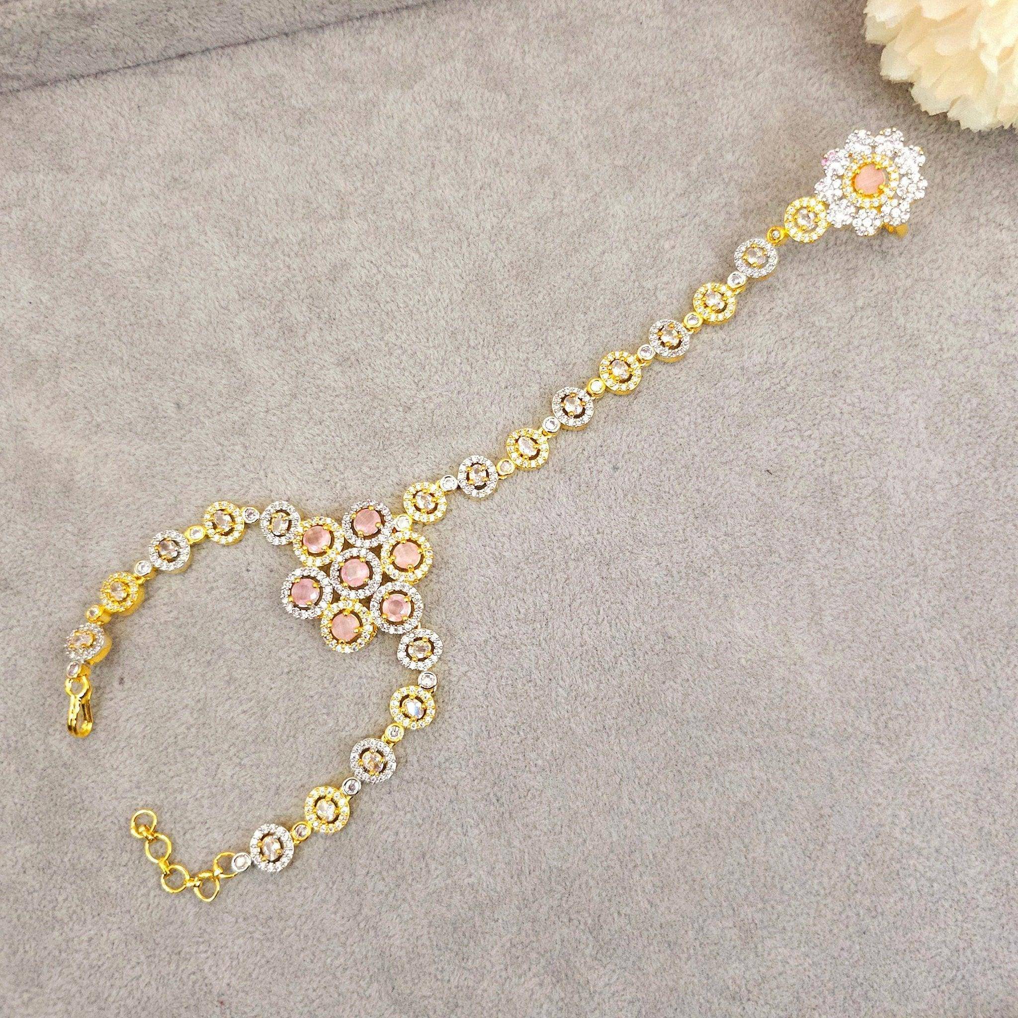 Romi Hathphool - Pink – Hand Pieces | Fancy Fab Jewels UK