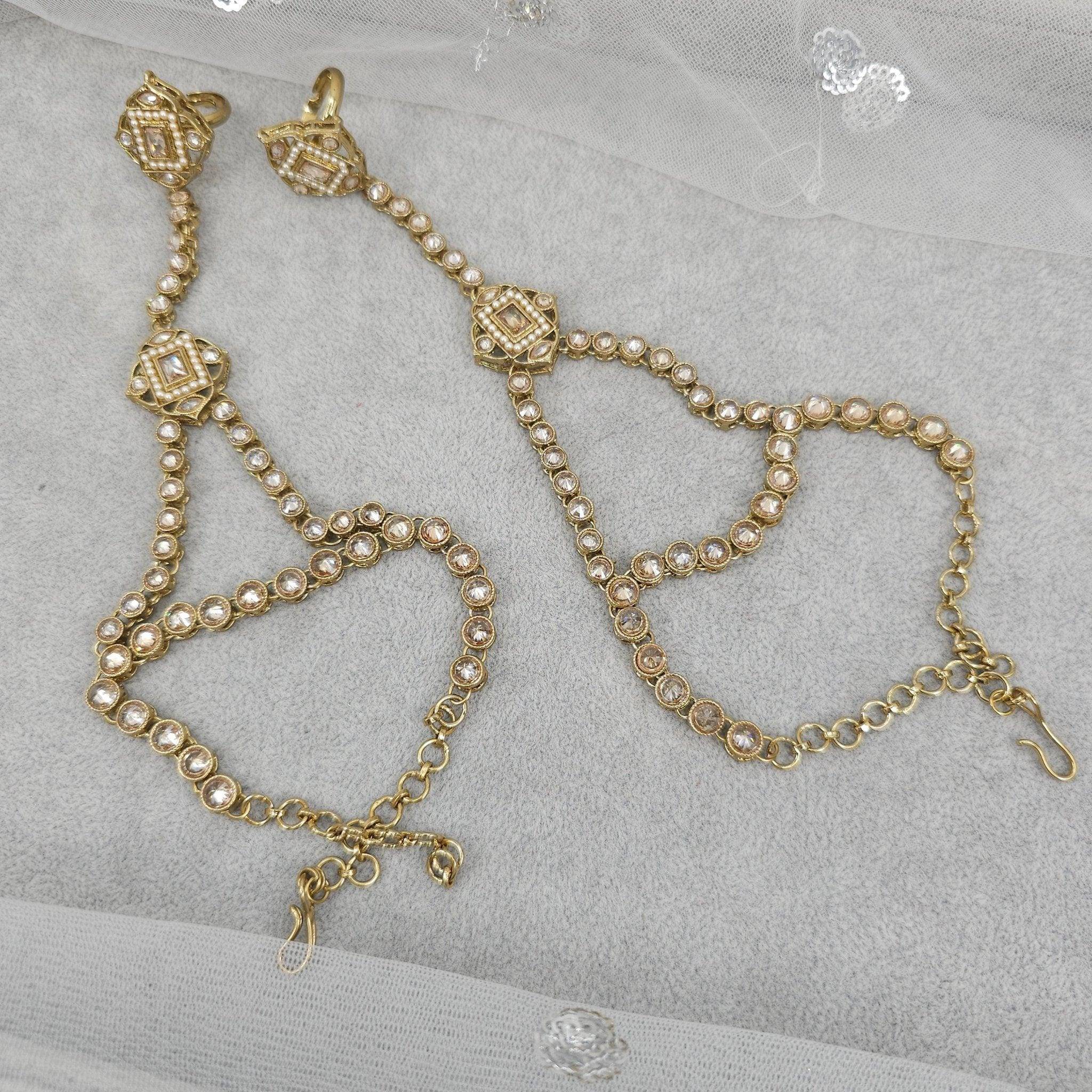 Ryana Antique Polki Hand Pieces – Hand Pieces | Fancy Fab Jewels UK