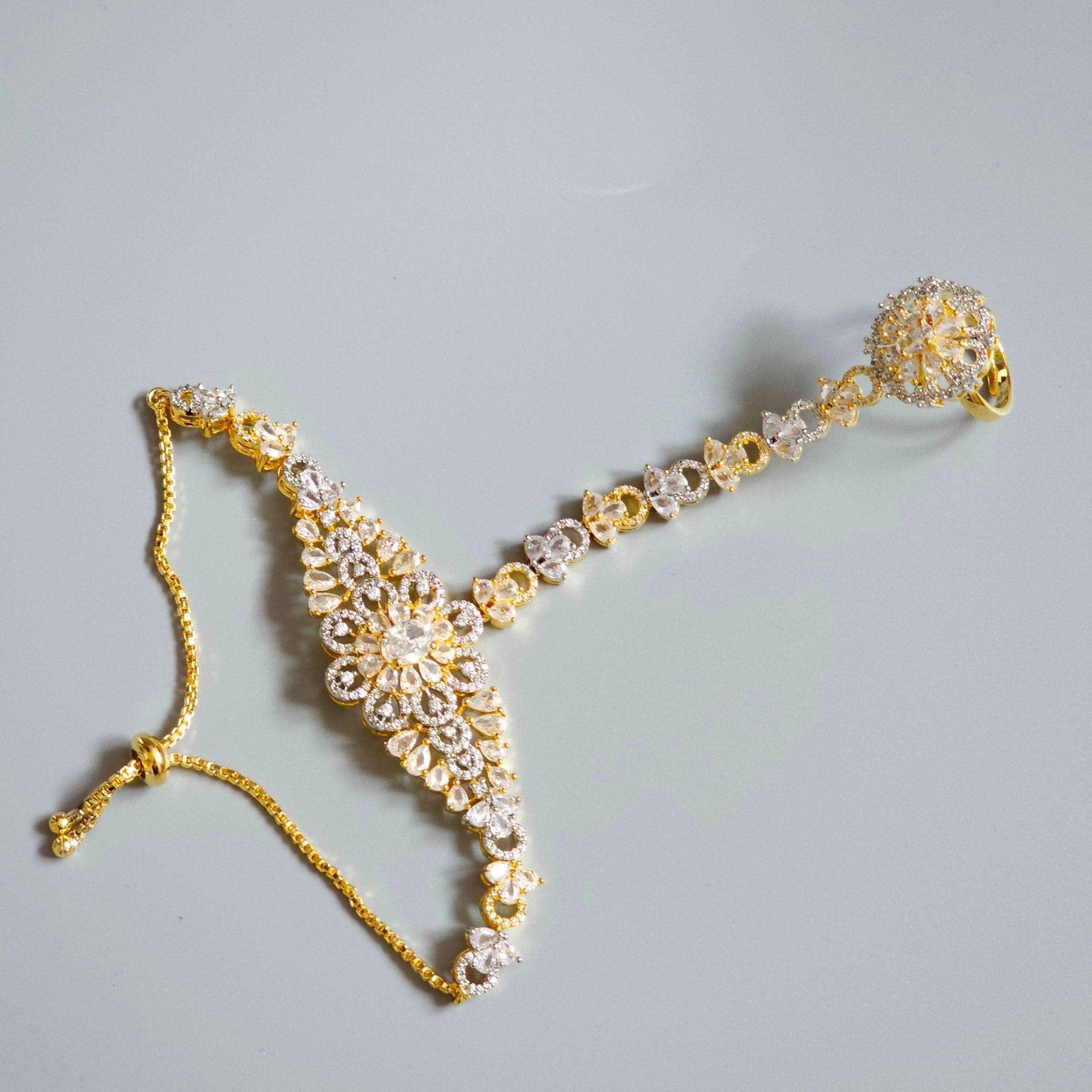 Maha Hand Harness Hathphool – Hand Pieces | Fancy Fab Jewels UK