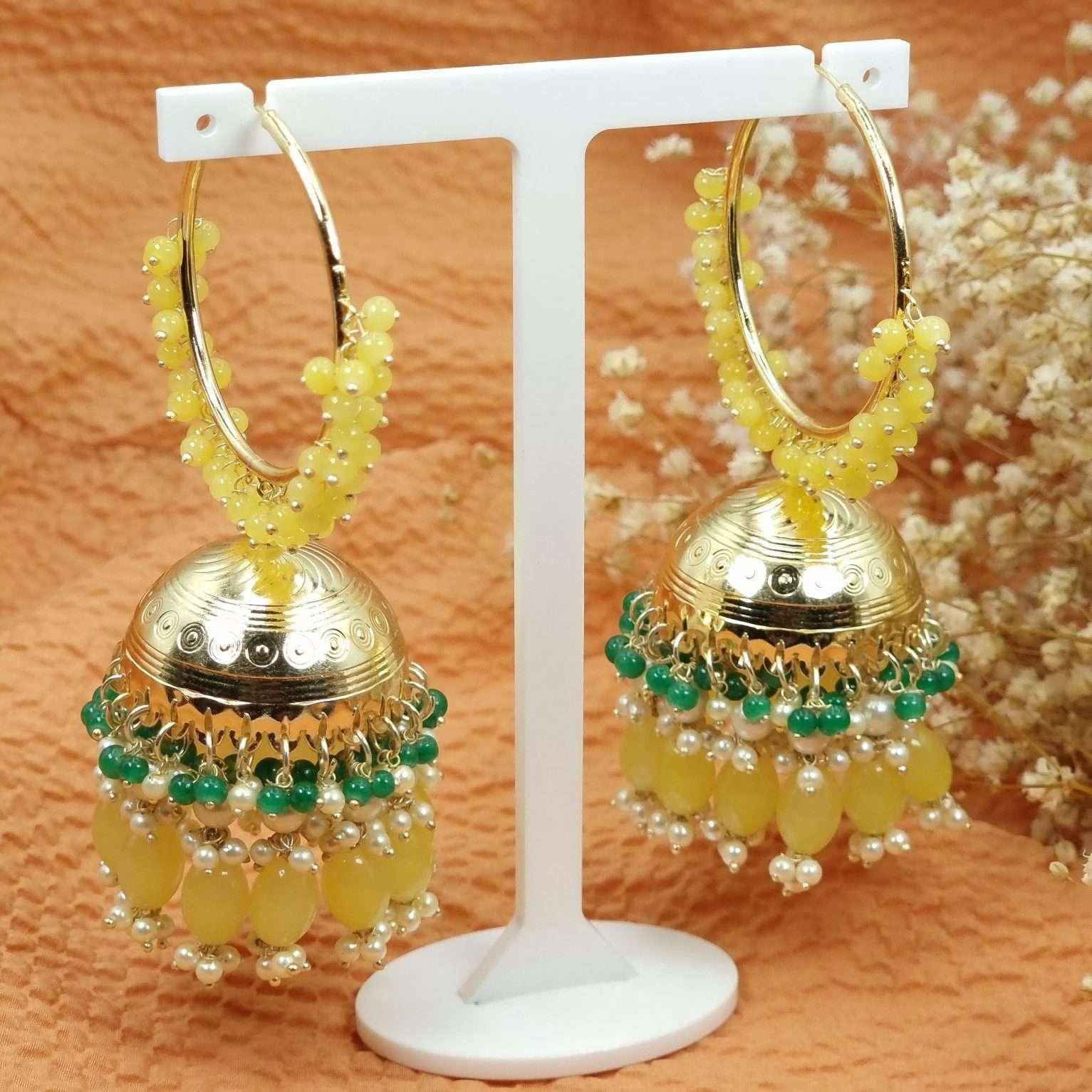 Julia Earrings – Jhumki | Fancy Fab Jewels UK