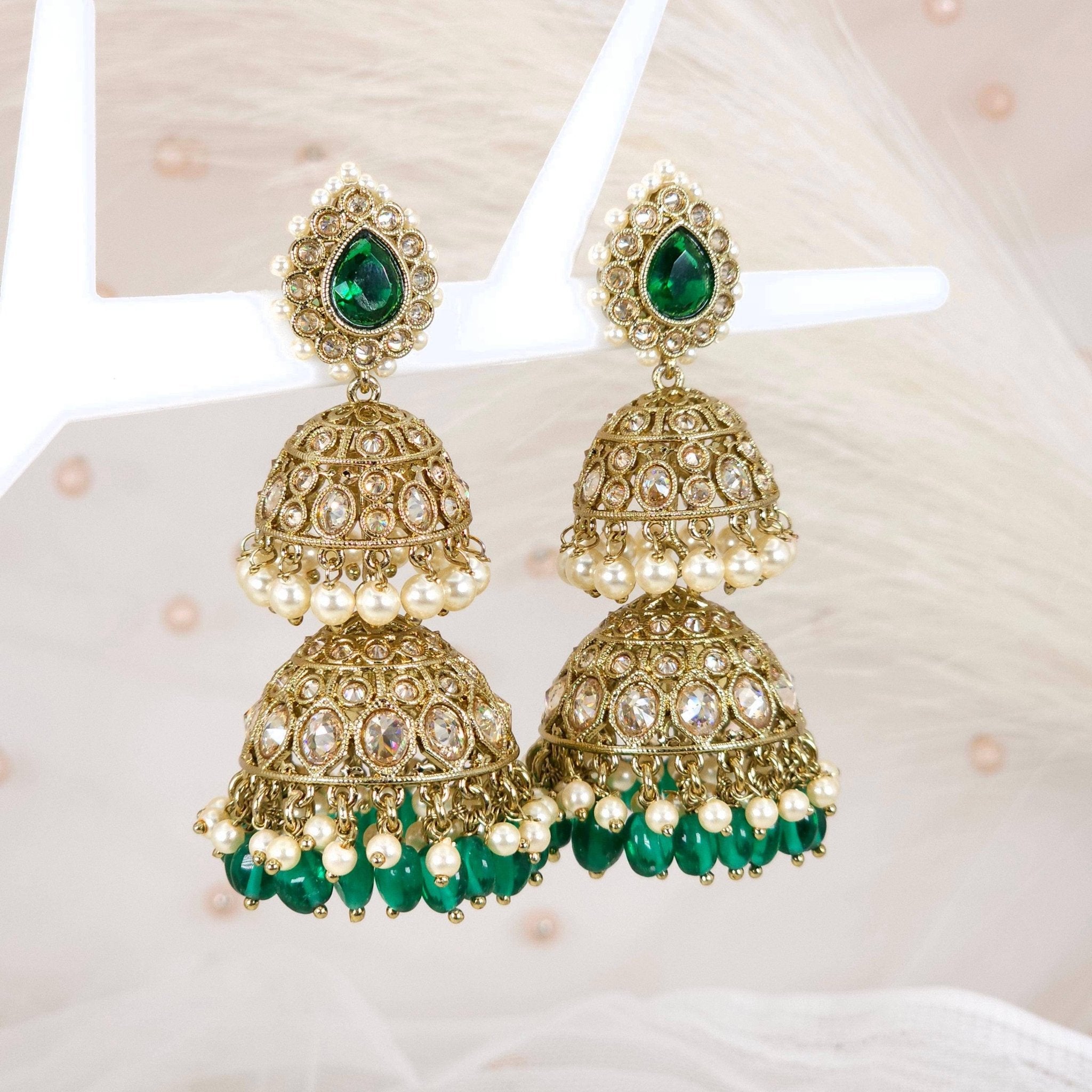 Dilkash Earrings – Jhumki | Fancy Fab Jewels UK