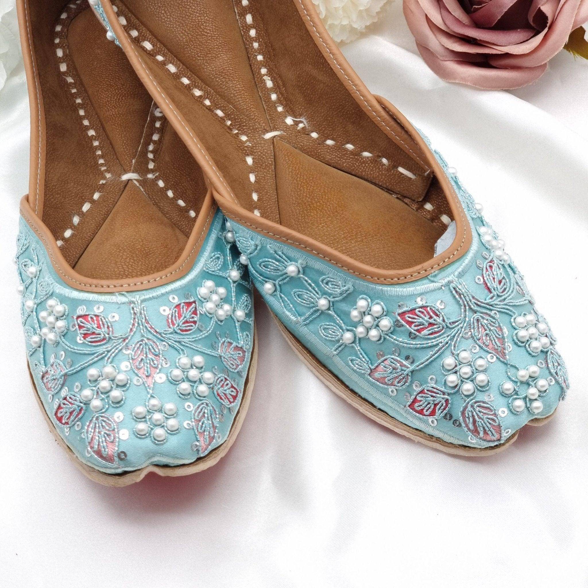 Fizza light Blue beaded Pearl – Jutti | Fancy Fab Jewels UK