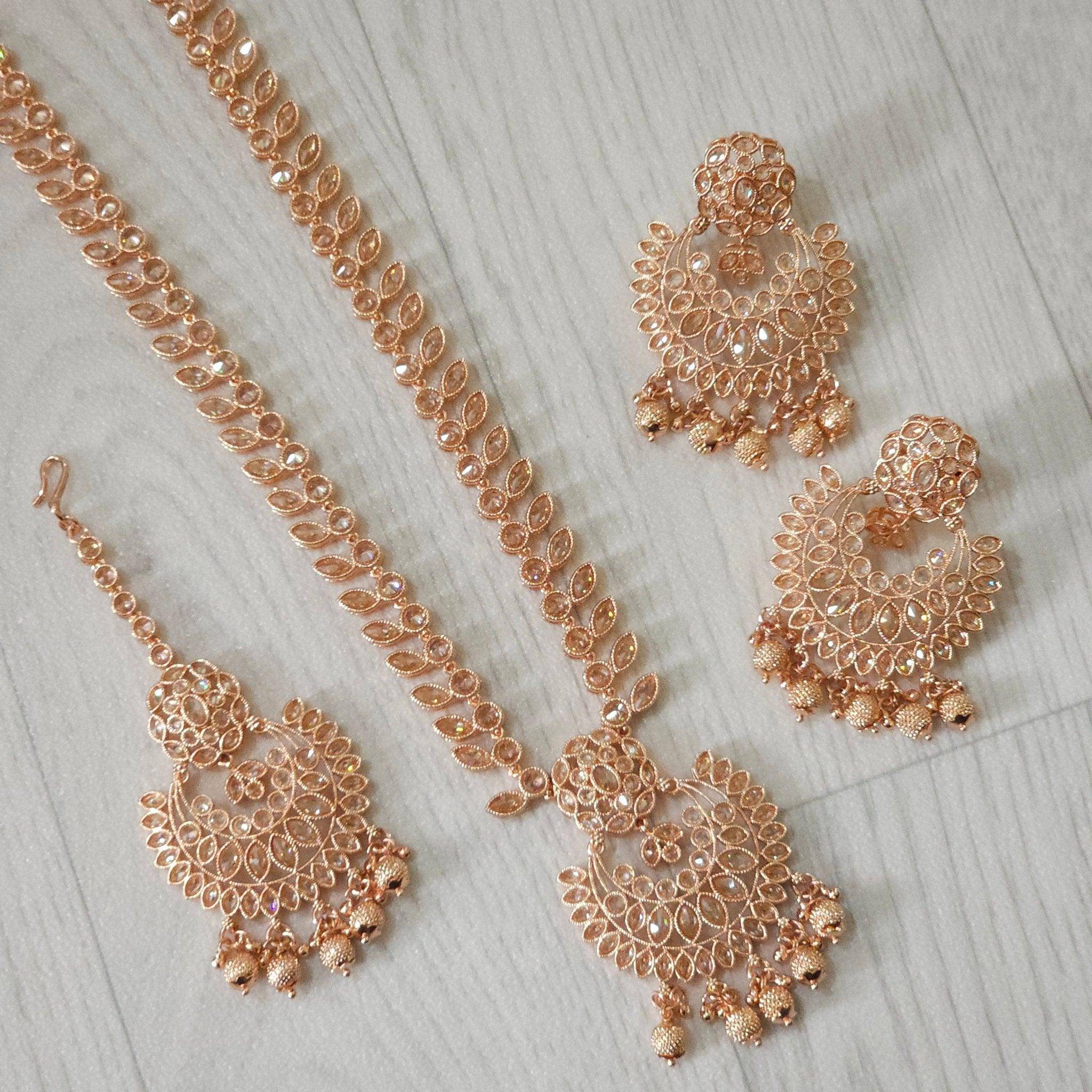 Amara Polki Rani Haar Set – long necklace | Fancy Fab Jewels UK