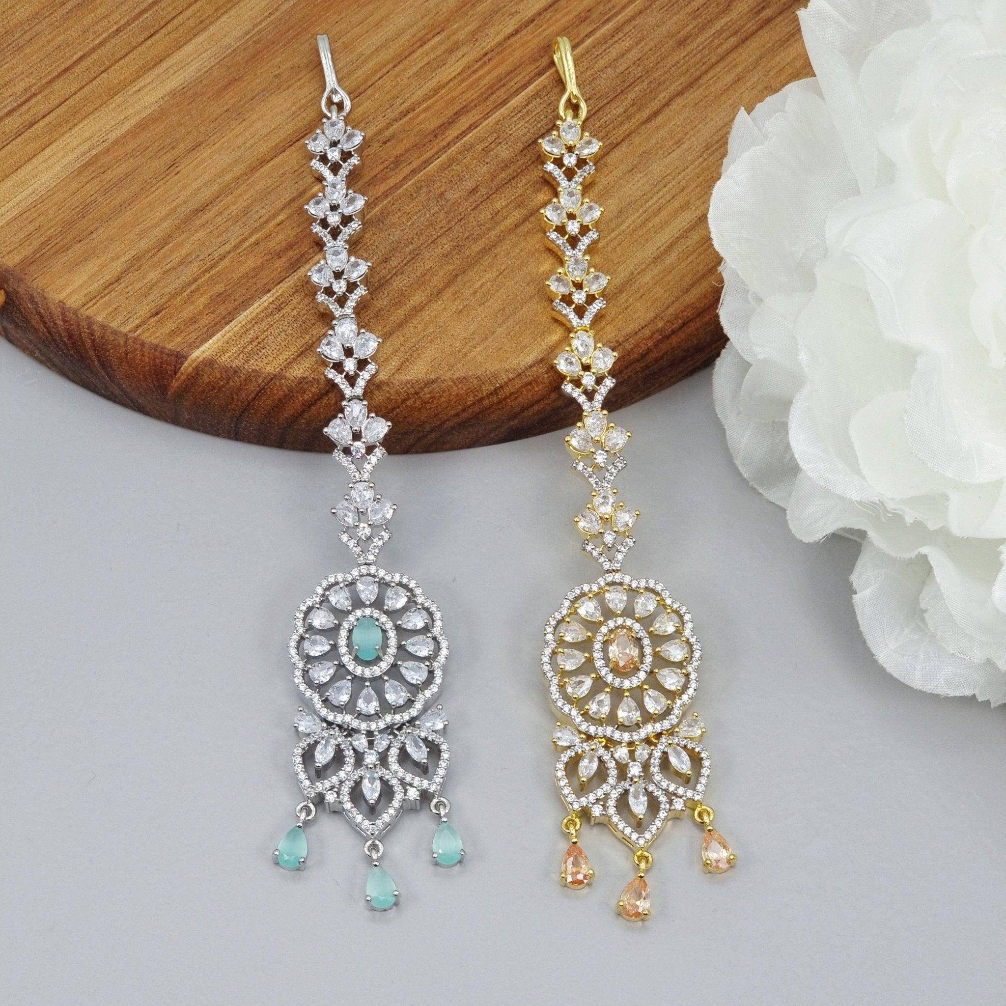American Diamond CZ Mangtikka – Mangtikka | Fancy Fab Jewels UK