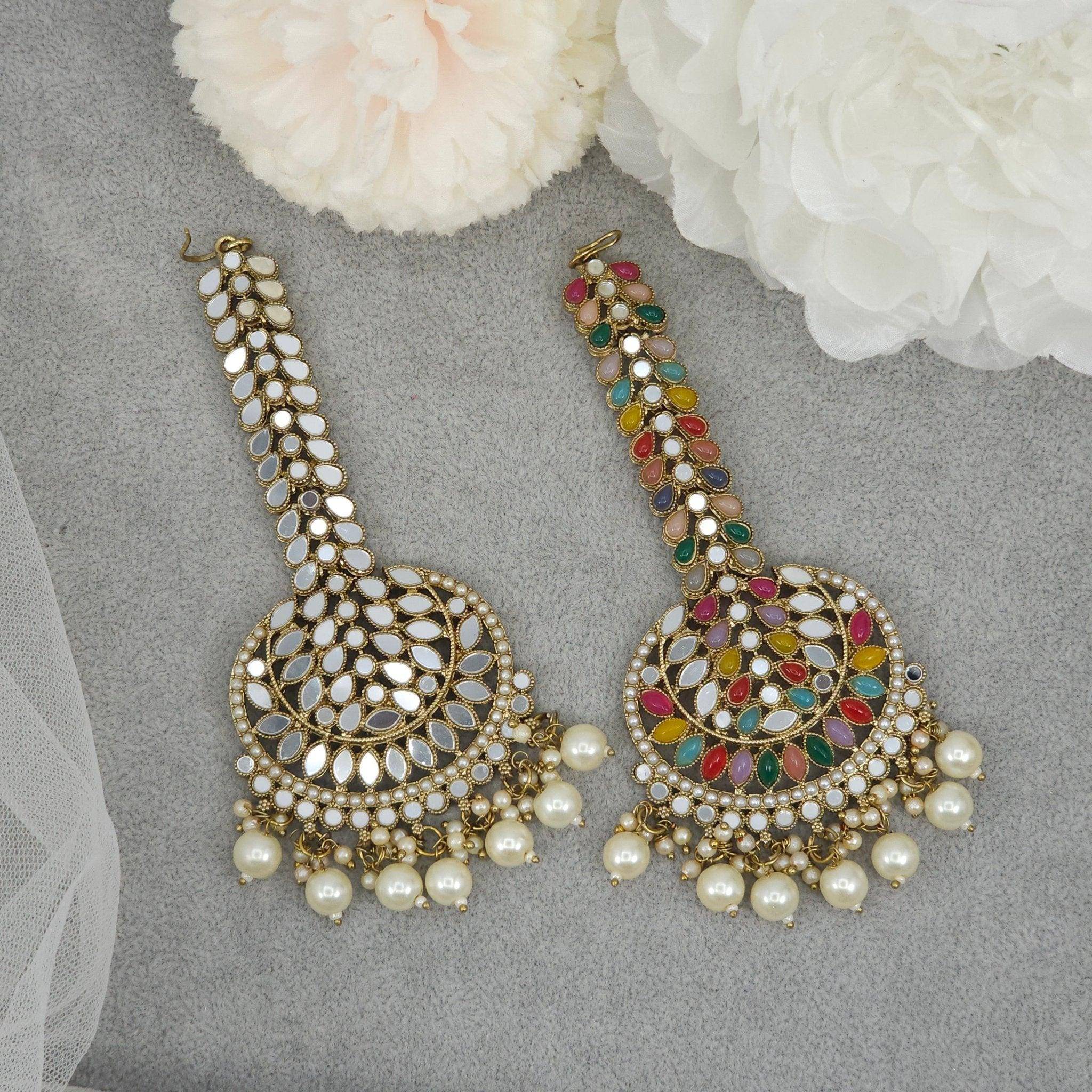 Antique Gold Mirror Mang Tikka – Mangtikka | Fancy Fab Jewels UK