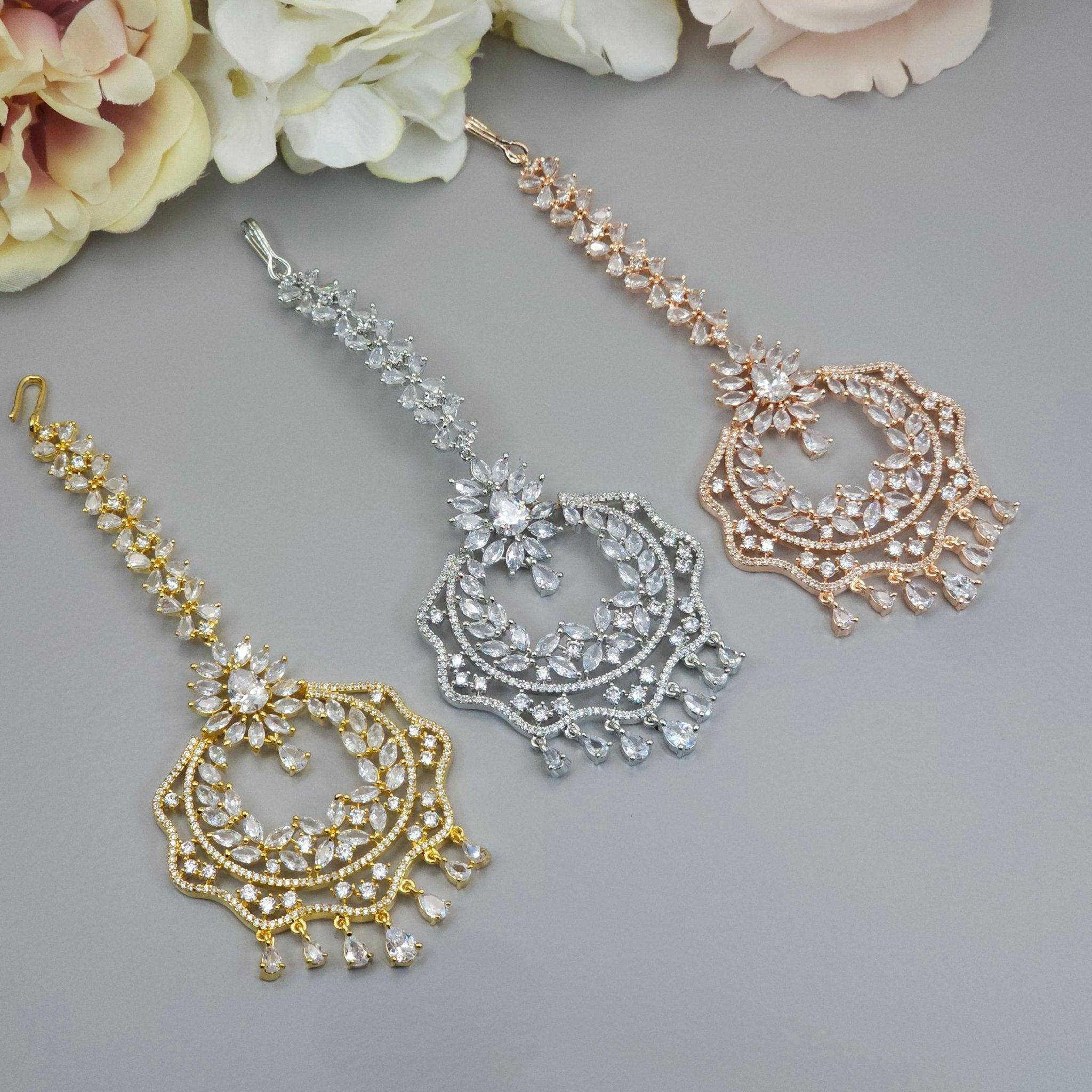 Mahnoor Cubic Zirconia MangTikka – Mangtikka | Fancy Fab Jewels UK