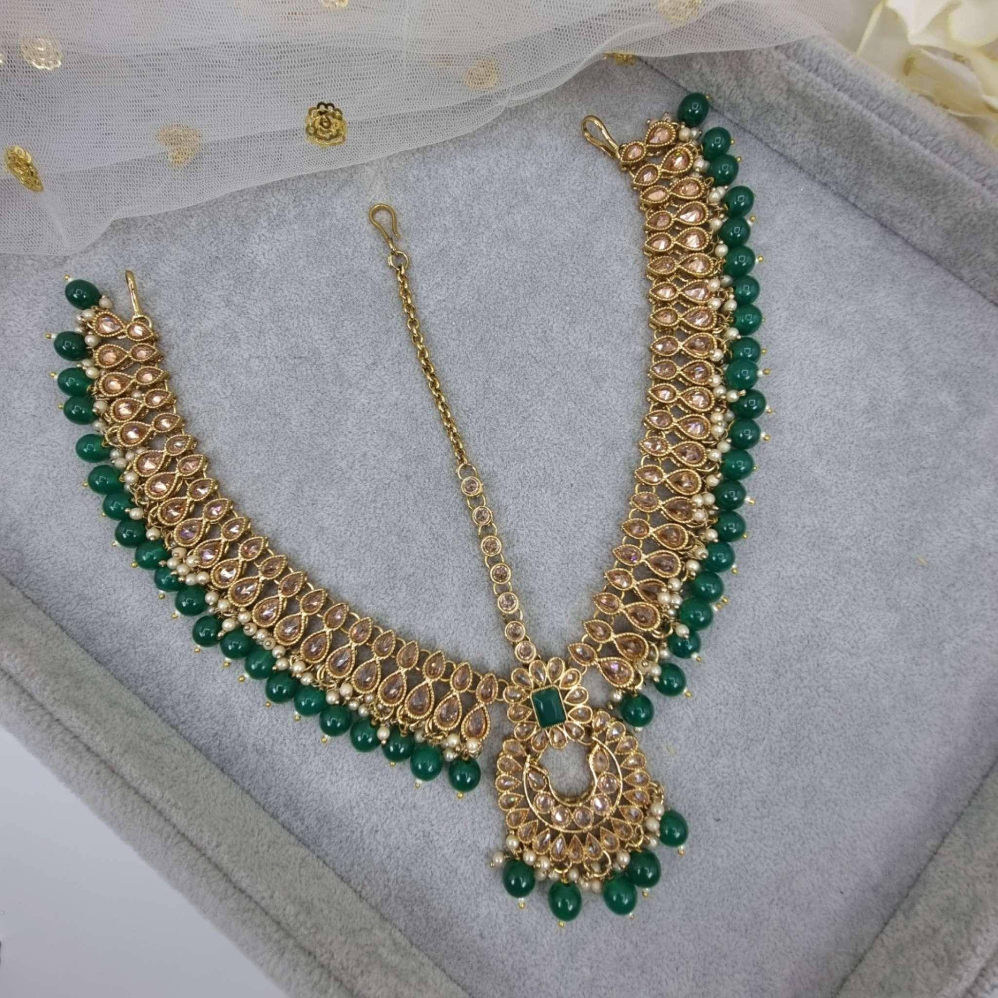 Antique Gold Polki Sheeshphool Headpiece – Mathapatti | Fancy Fab Jewels UK