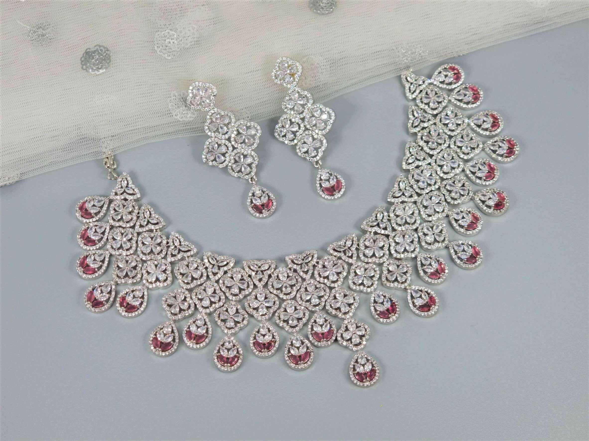 Simone Silver Necklace Set – Nacklace | Fancy Fab Jewels UK