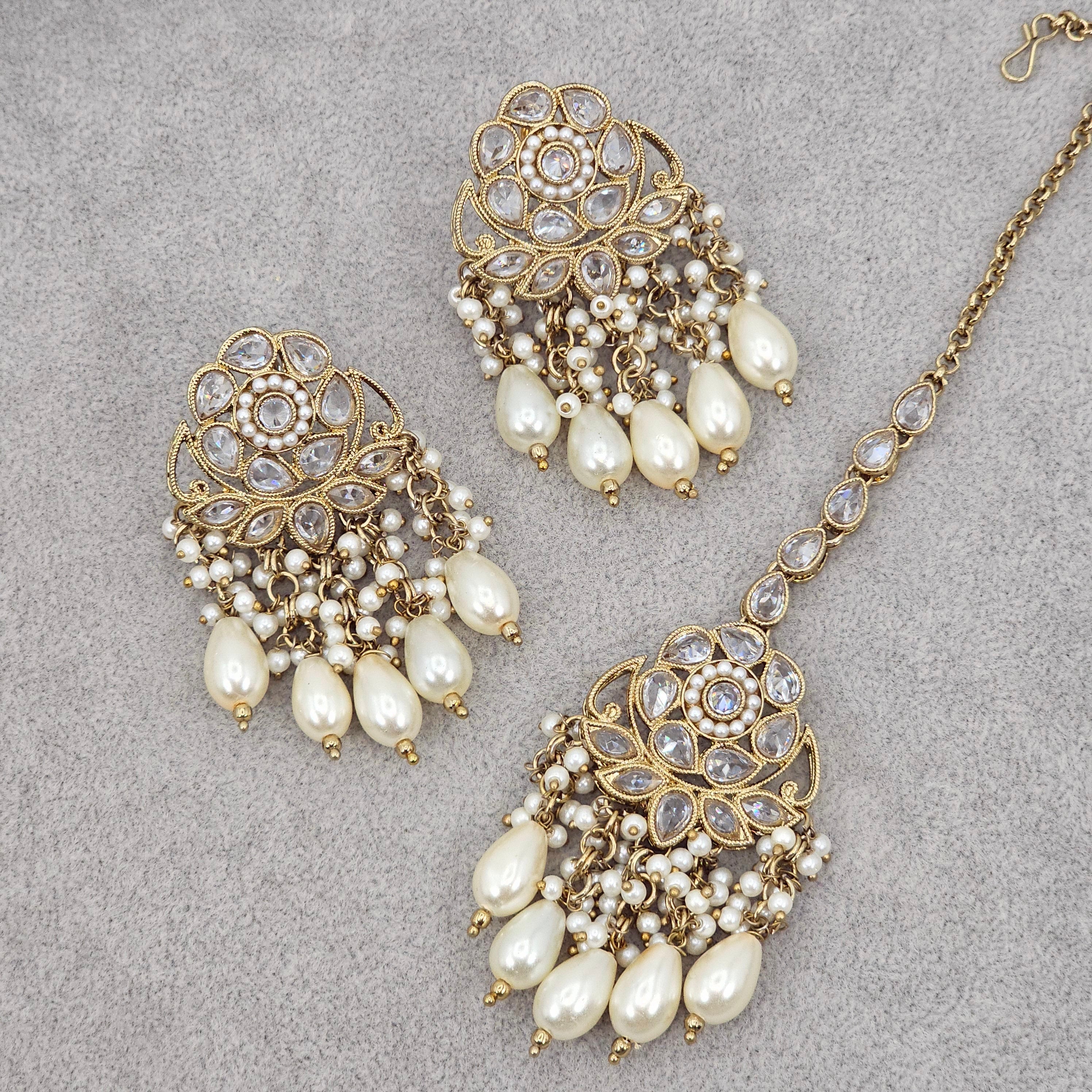 Zara Earrings and Tikka Set – Tikka set | Fancy Fab Jewels UK