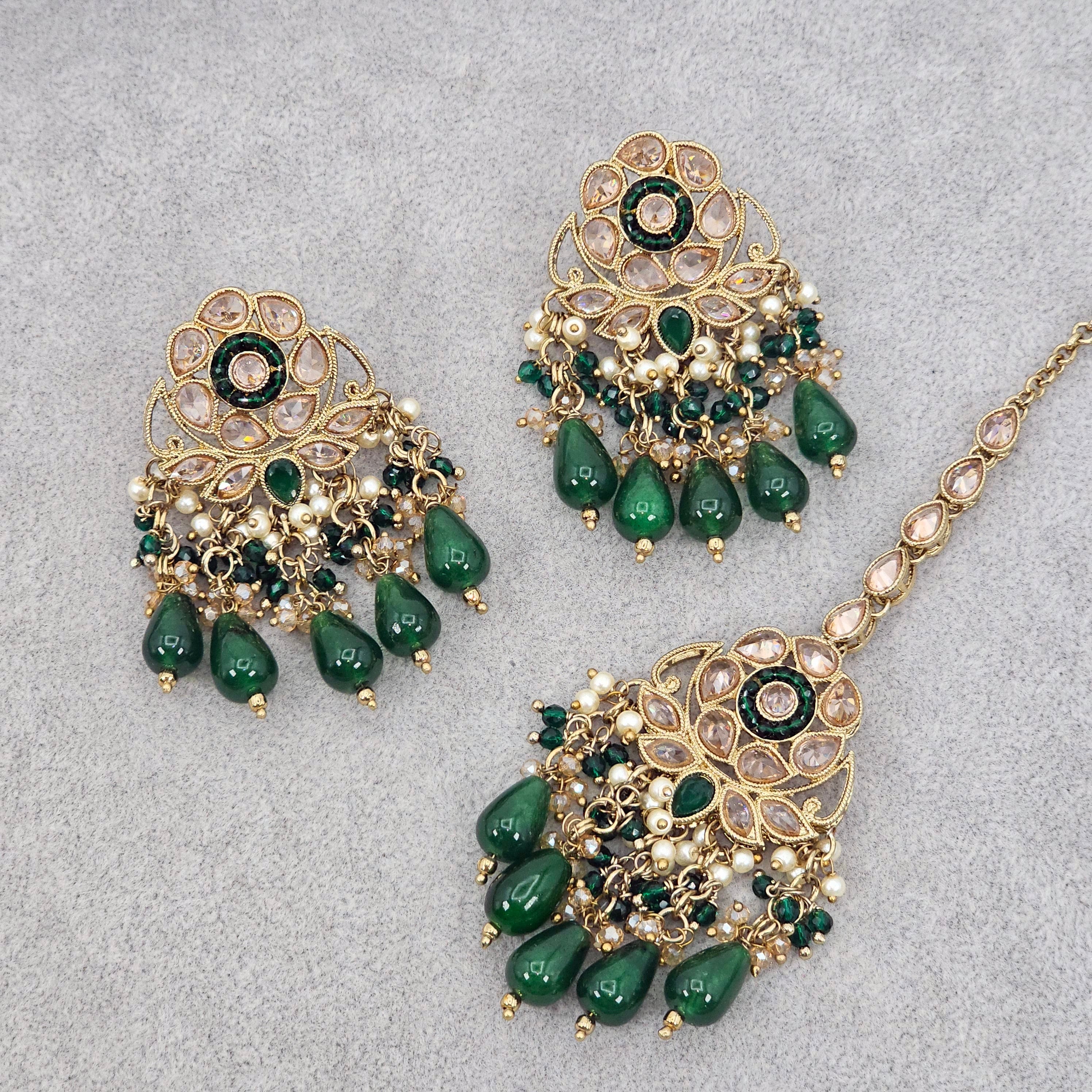 Zara Earrings and Tikka Set – Tikka set | Fancy Fab Jewels UK