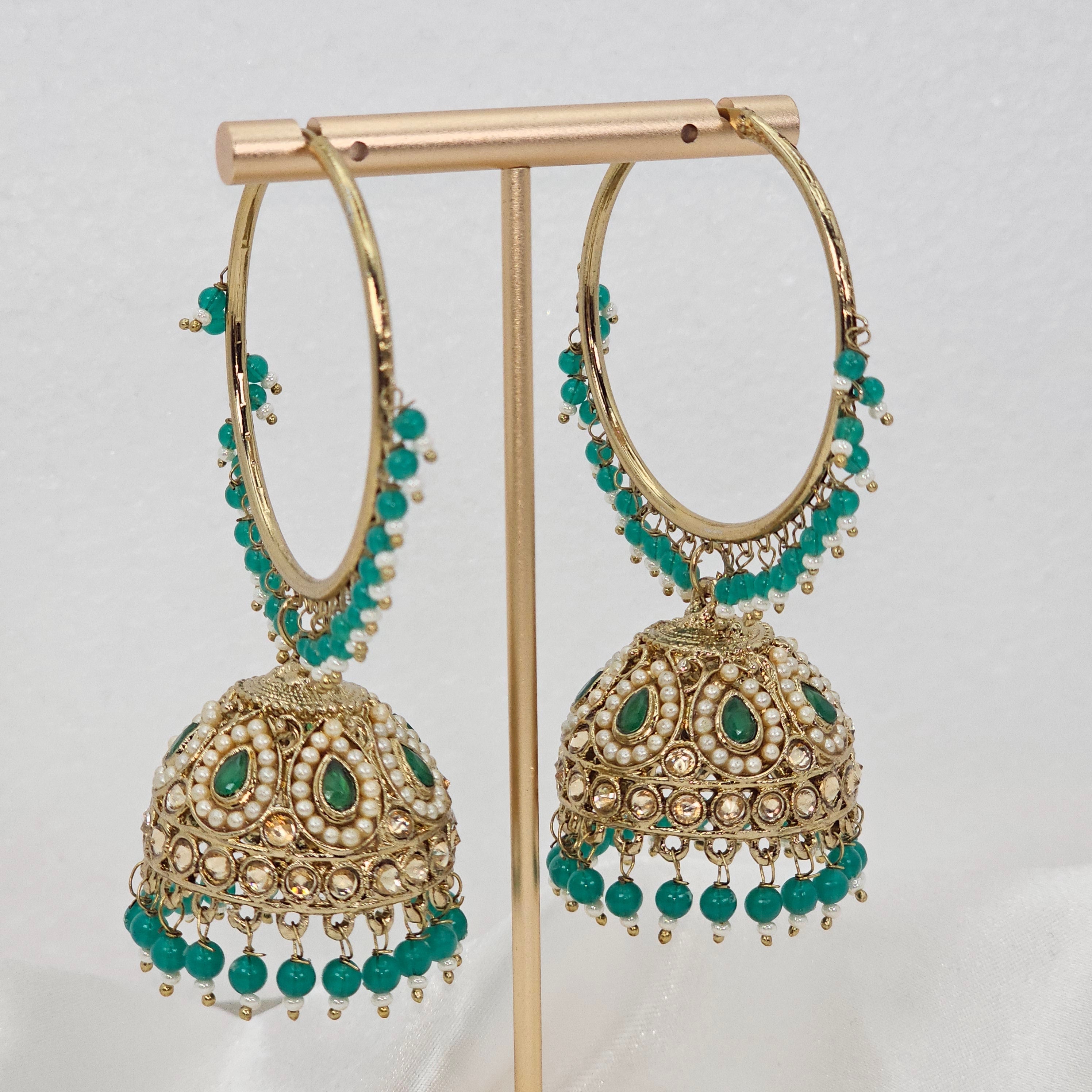 Preet - Bali Jhumka Earrings – Jhumki | Fancy Fab Jewels UK