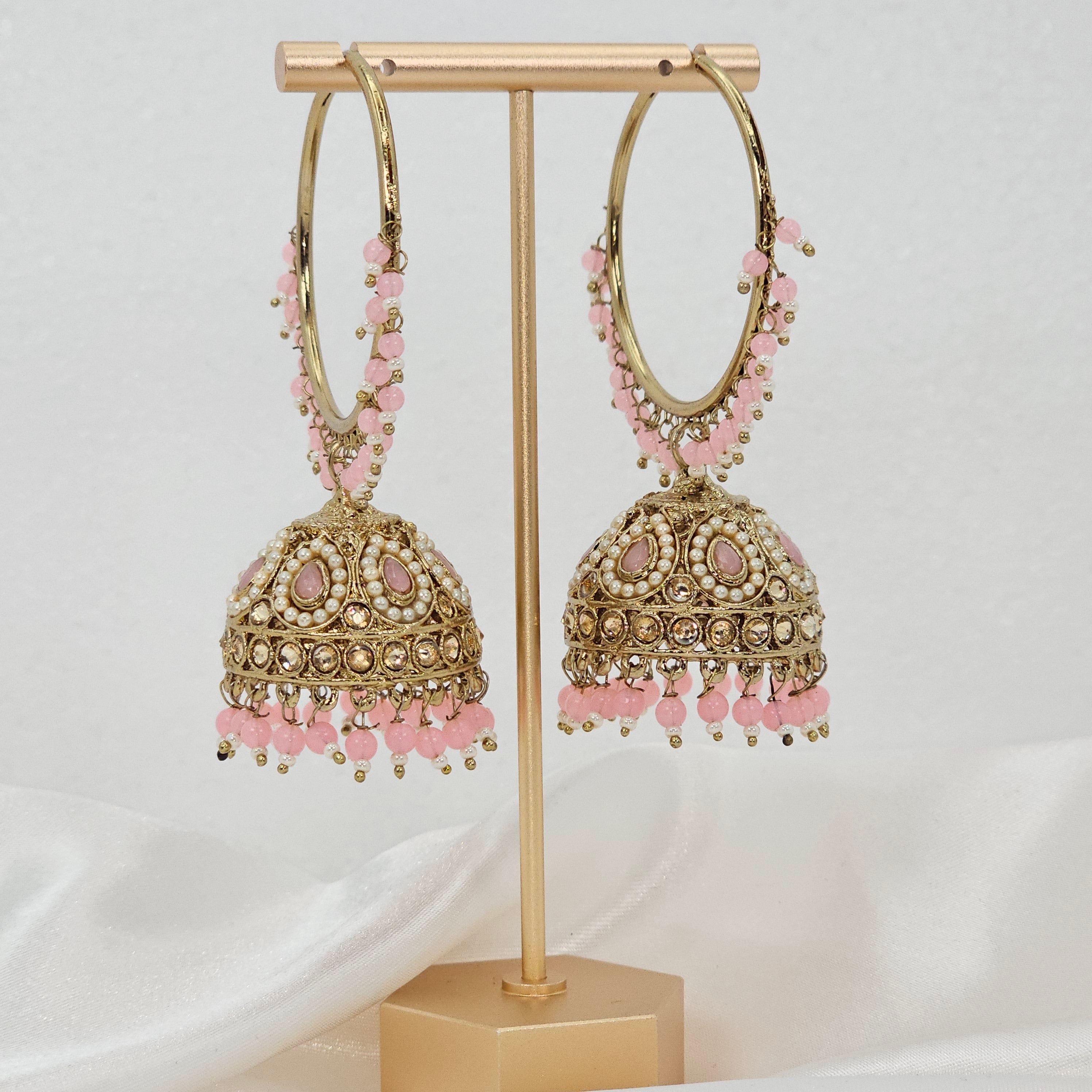 Preet - Bali Jhumka Earrings – Jhumki | Fancy Fab Jewels UK