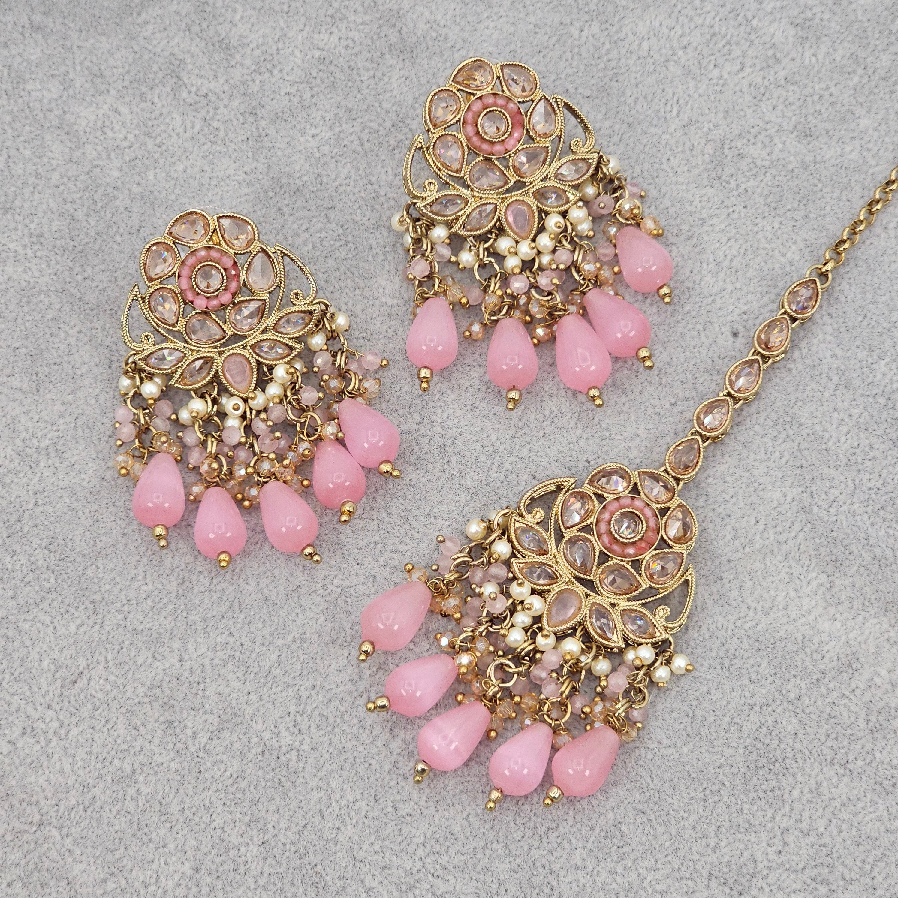 Zara Earrings and Tikka Set – Tikka set | Fancy Fab Jewels UK