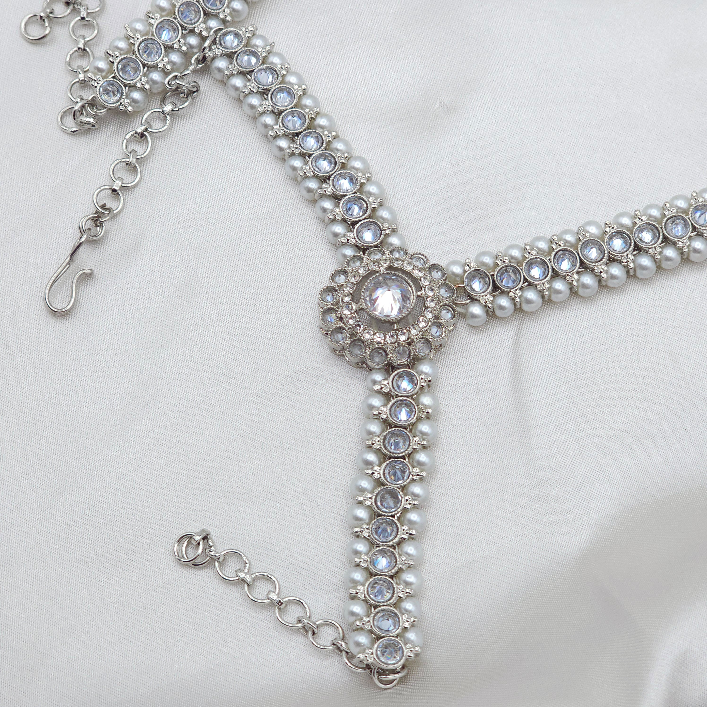 FFJ Kundan Hathphool Hand Harness