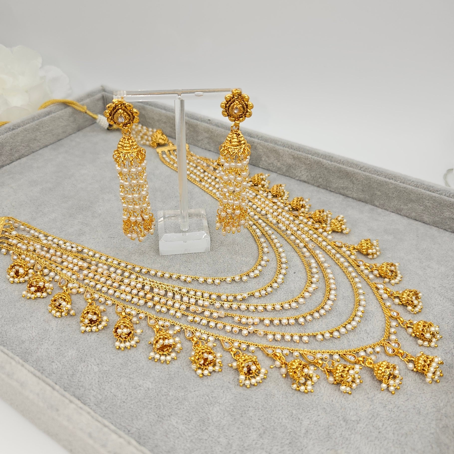 Long Necklace Set - Fancy Fab Jewels