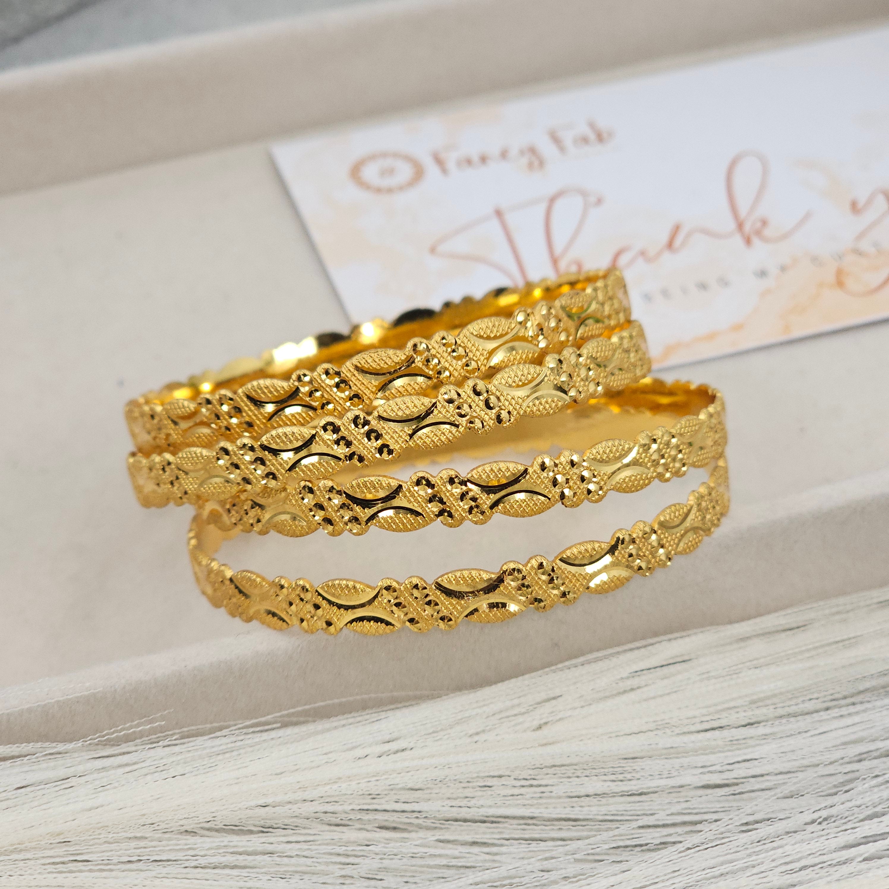 Gold Plated Bangles