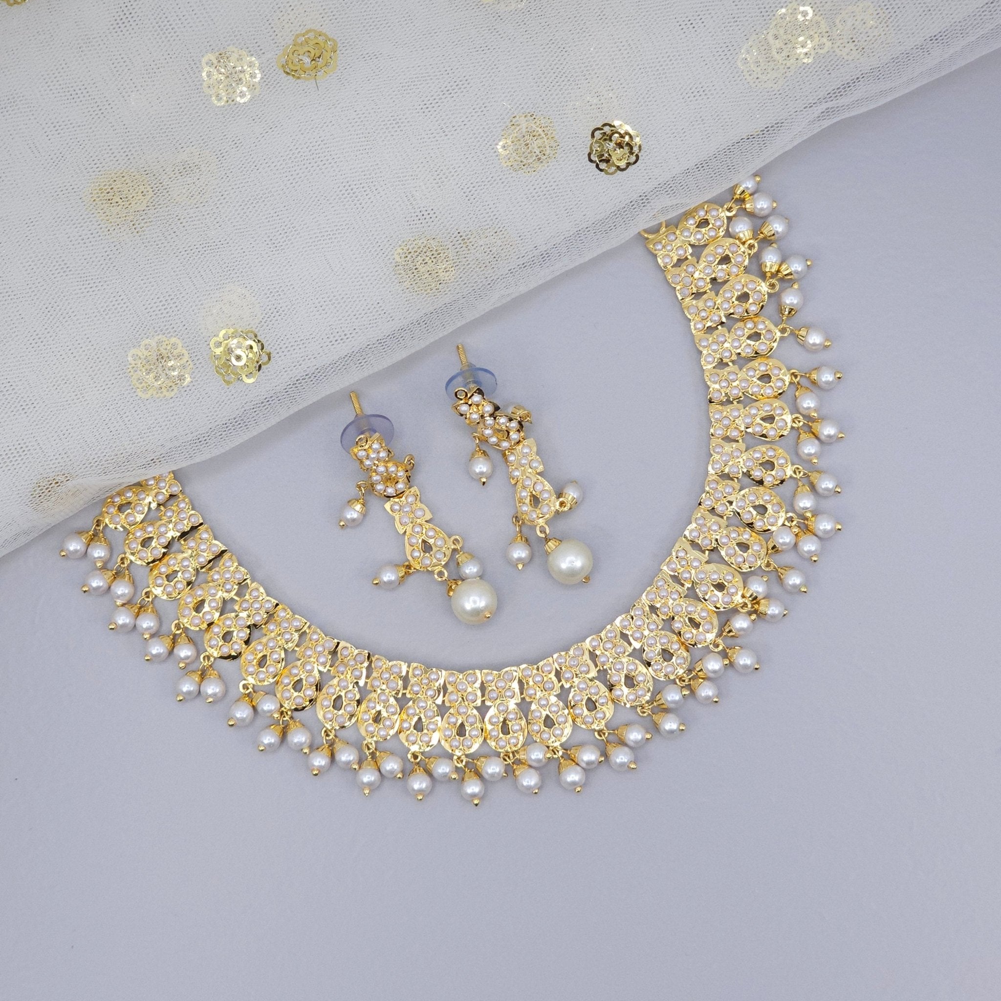 Anushka Jadau Choker Set - Fancy Fab Jewels
