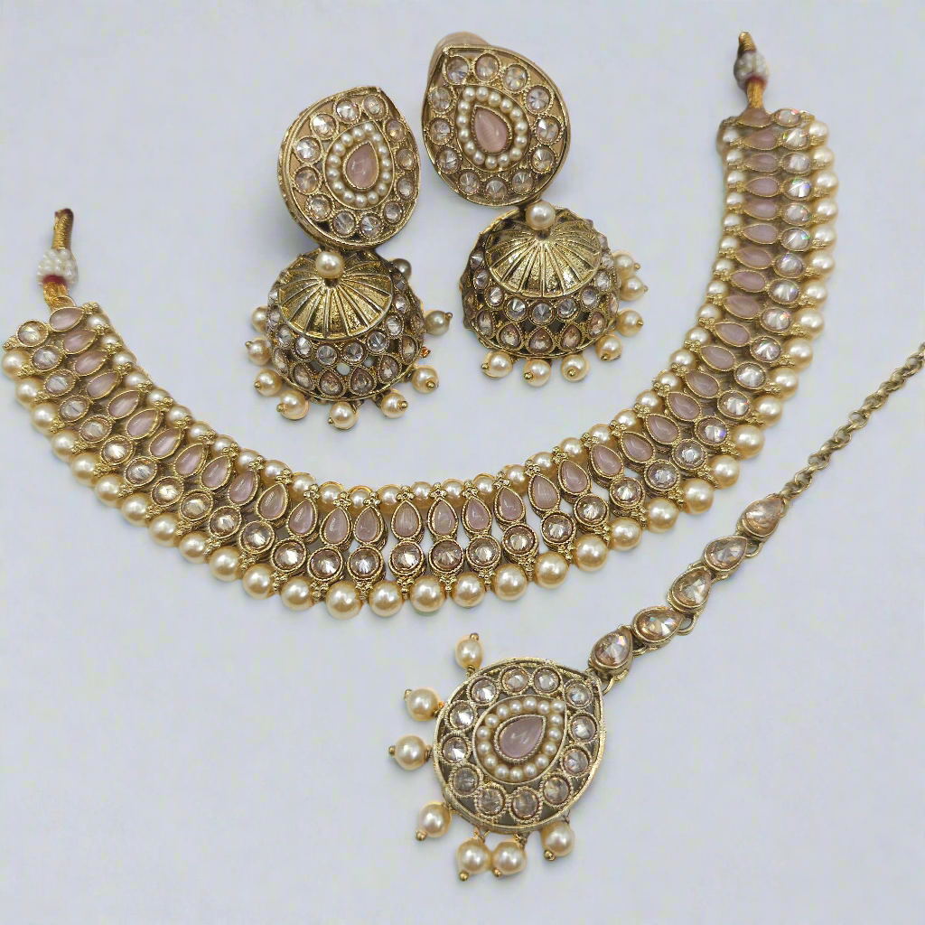 Mahi Necklace Set - Fancy Fab Jewels