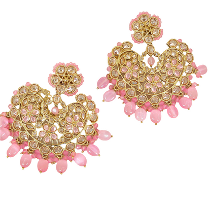 Dilruba Designer Stud Earrings - Fancy Fab Jewels