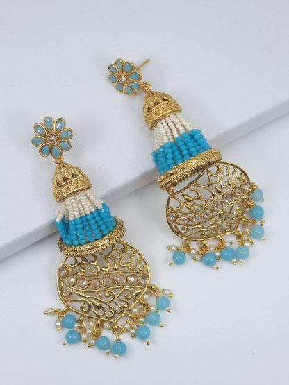 Jhumka Hoop Earrings for Engagements and wedding events Fancy Fab Jewels