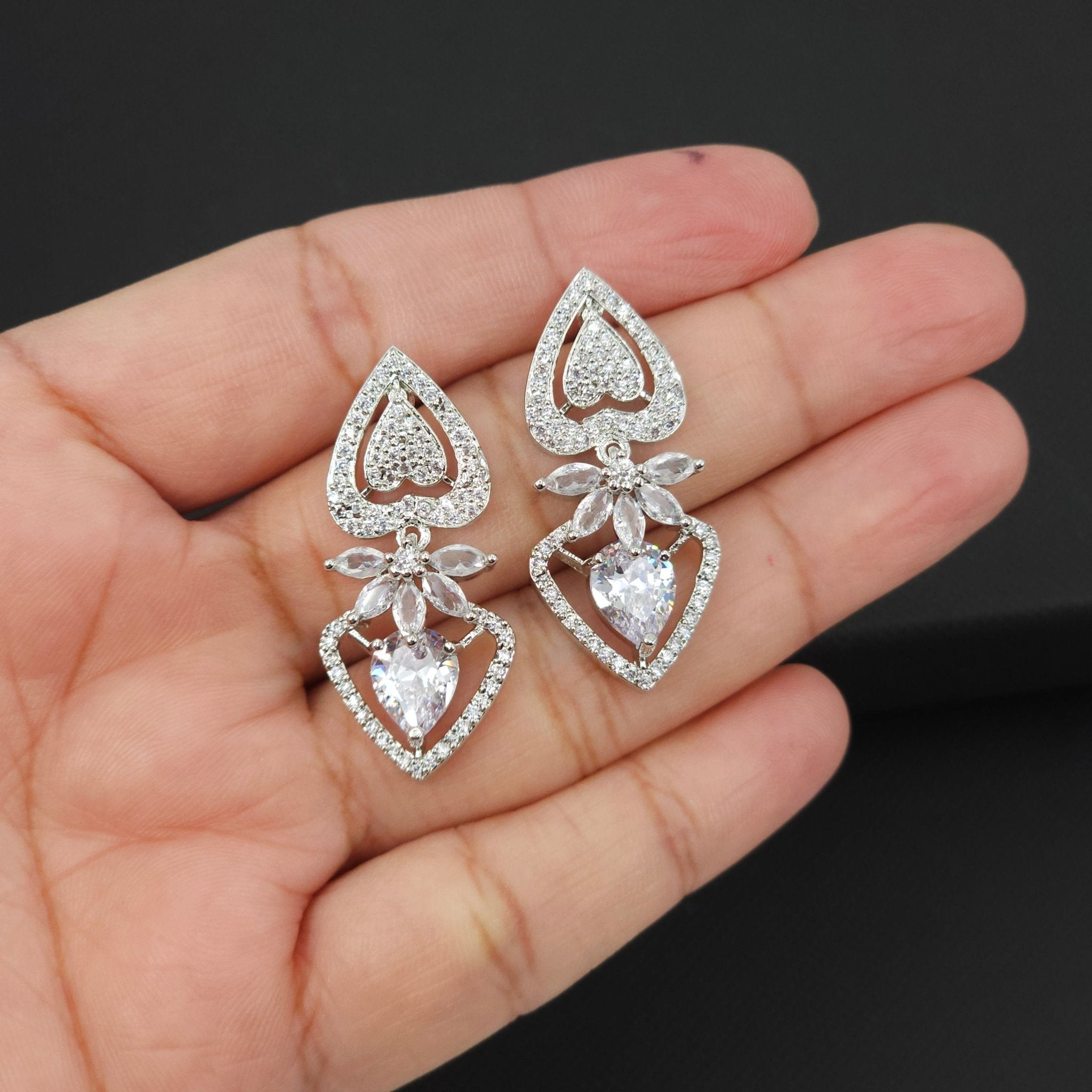 Earrings Drop Diamond