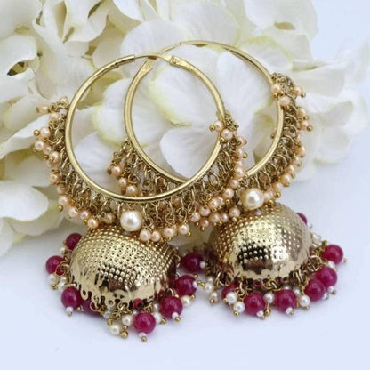 Dalia - Bali Jhumki Earrings - Fancy Fab Jewels