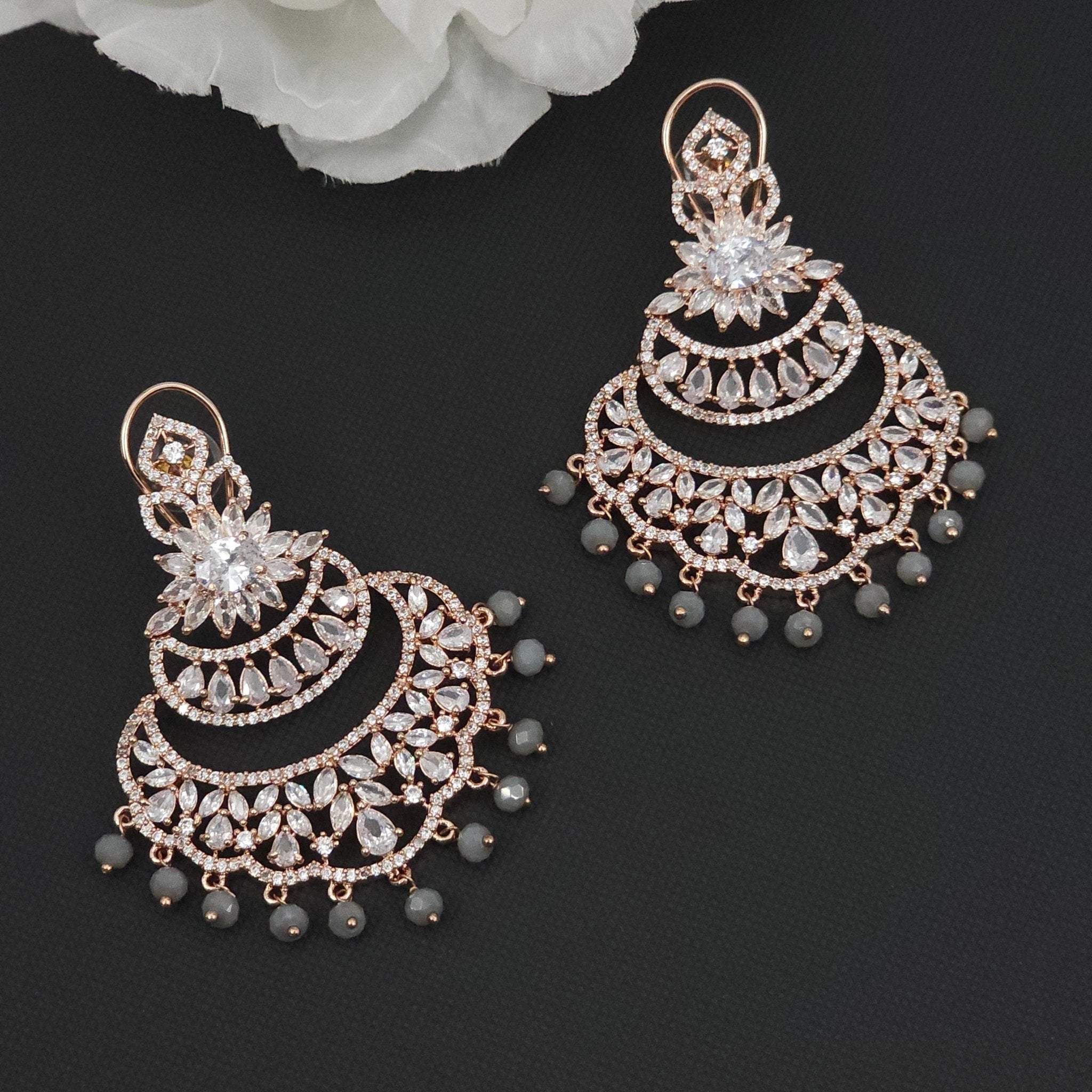  Gold Diamond Earrings 