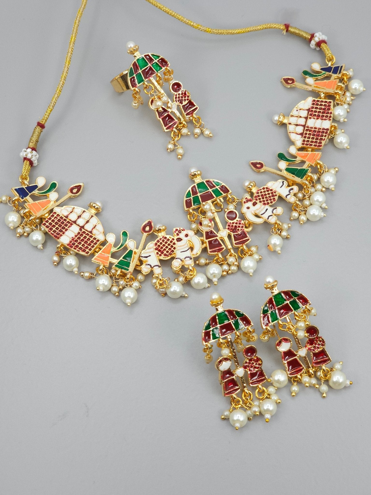 Doli Baraat Choker Set - Fancy Fab Jewels