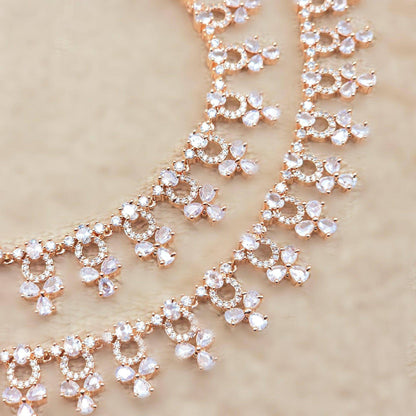 Navin Anklets - Rose Gold - Fancy Fab Jewels