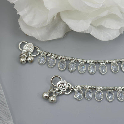 Juhi Anklets Clear - Fancy Fab Jewels