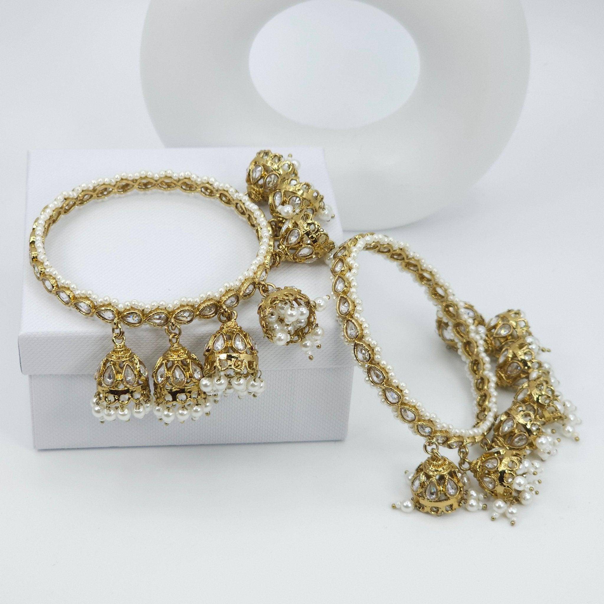 Dilara Jhumka Bangles - Fancy Fab Jewels