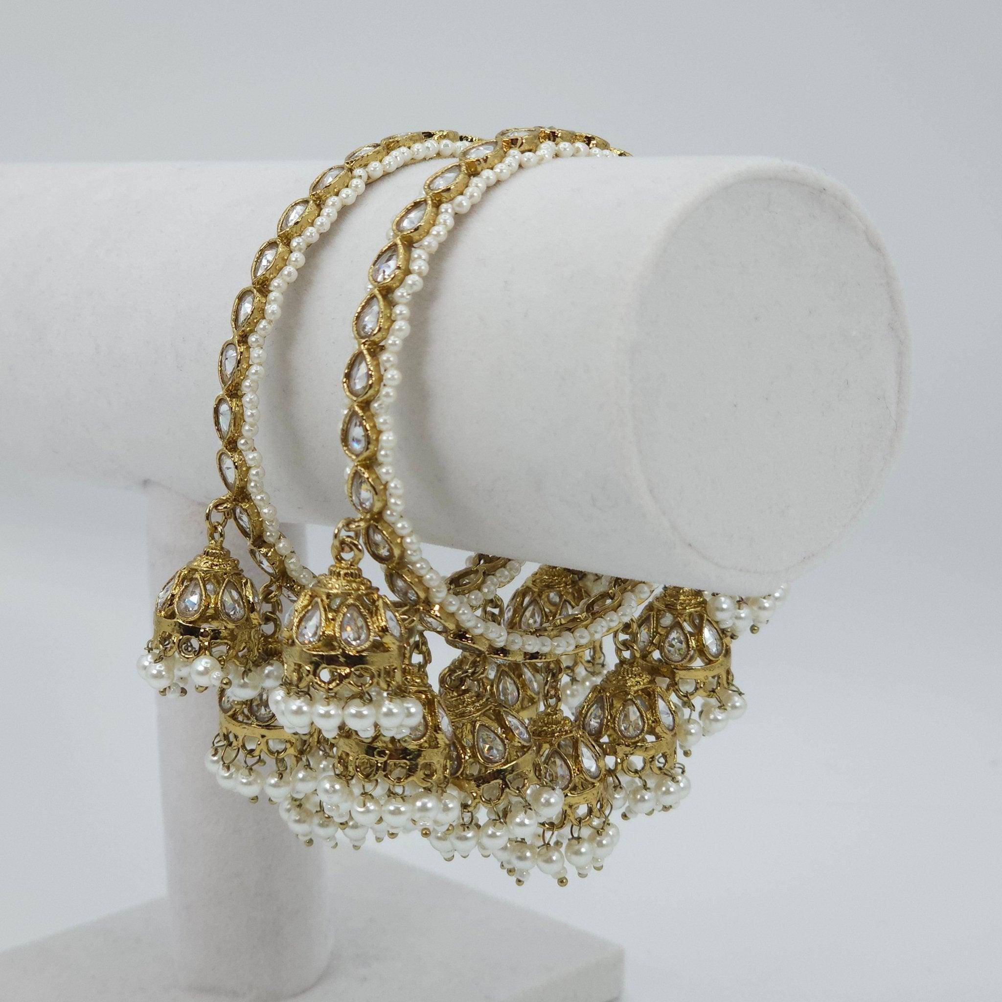 Dilara Jhumka Bangles - Fancy Fab Jewels