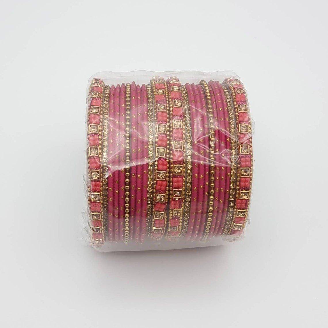 2.10 size pack of 22 bangle set - Fancy Fab Jewels