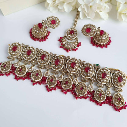 Beena Choker Set - Fancy Fab Jewels