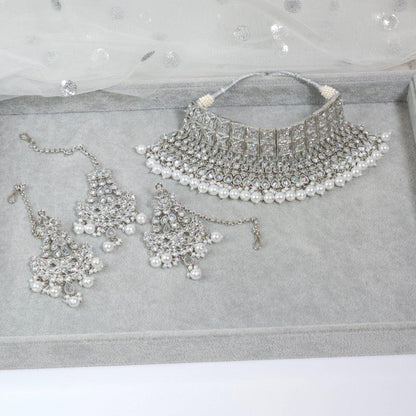 Joyah - Polki Bridal Choker Set - Fancy Fab Jewels