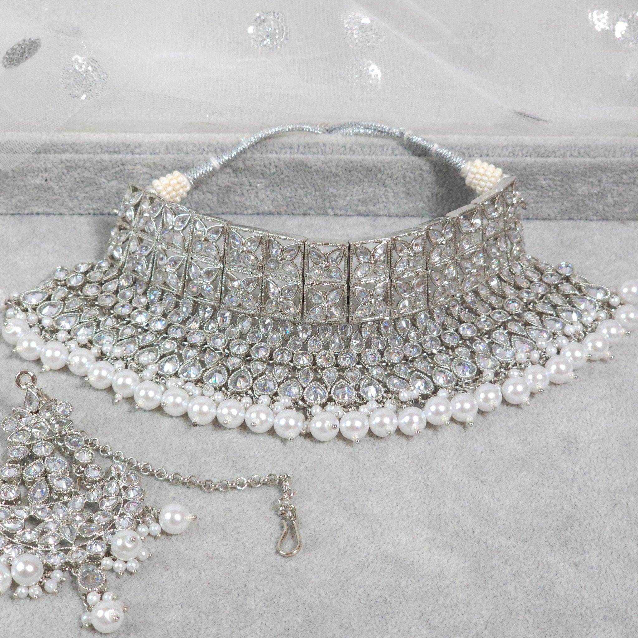 Joyah - Polki Bridal Choker Set - Fancy Fab Jewels