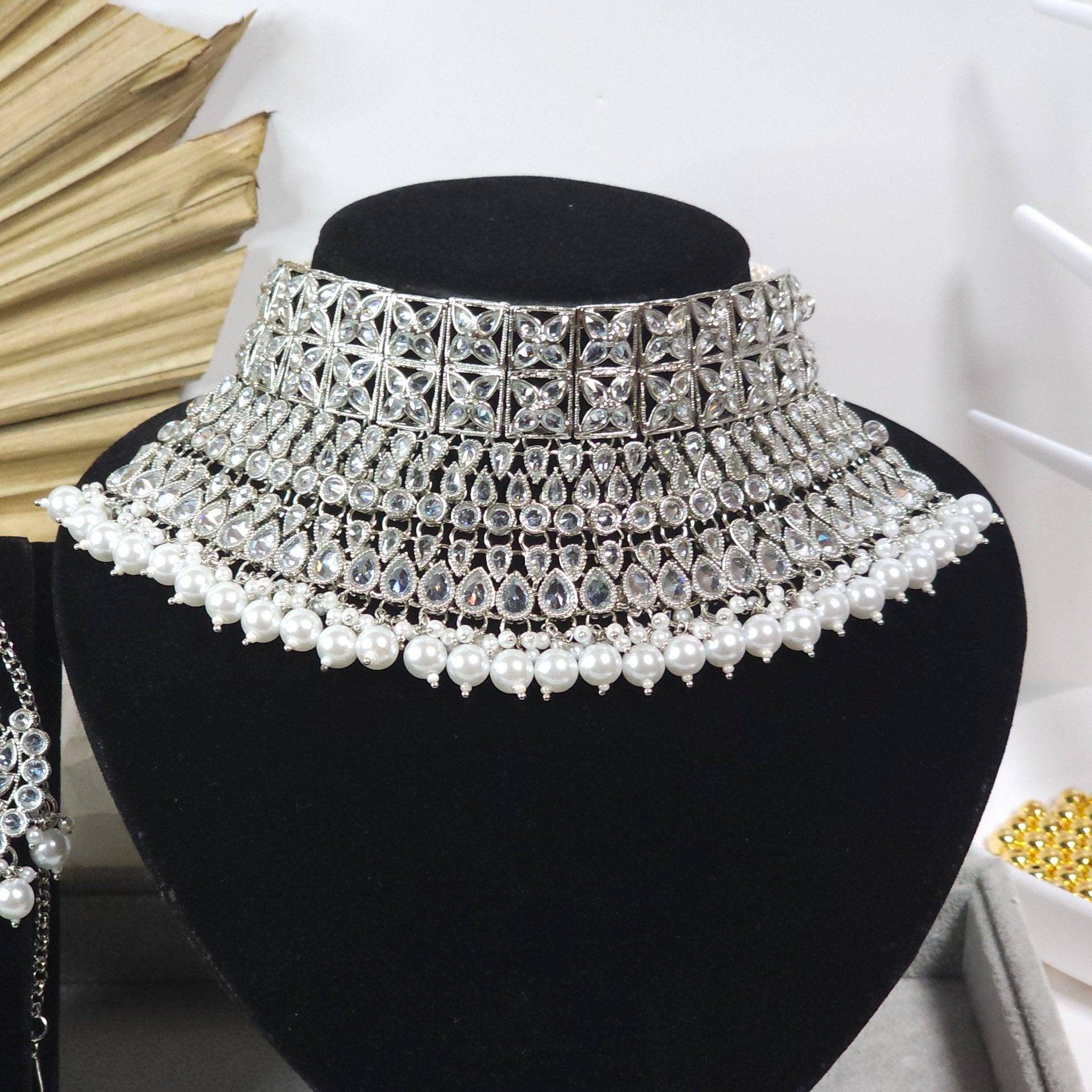 Joyah - Polki Bridal Choker Set - Fancy Fab Jewels