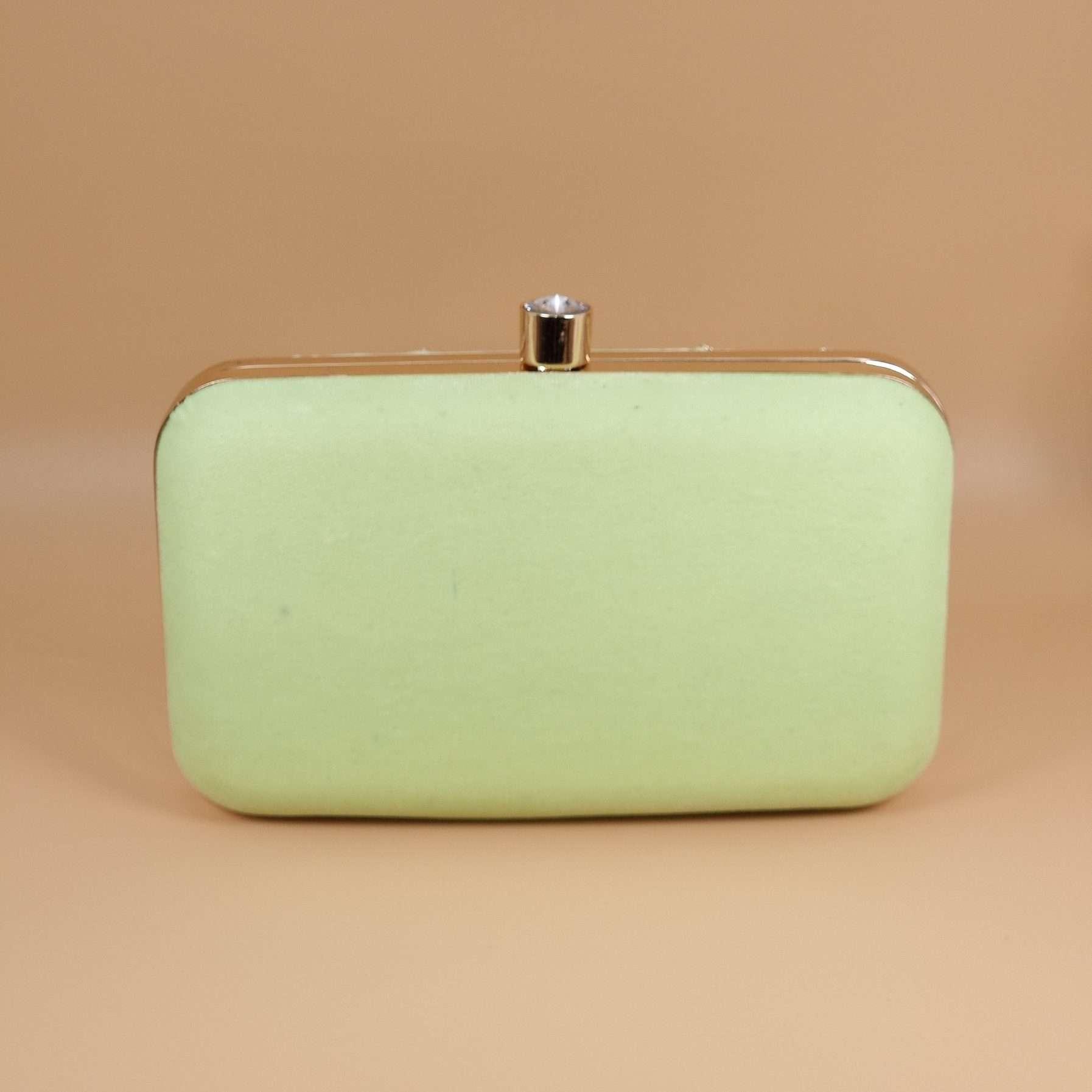 Dhani Mint Green Clutch - Fancy Fab Jewels