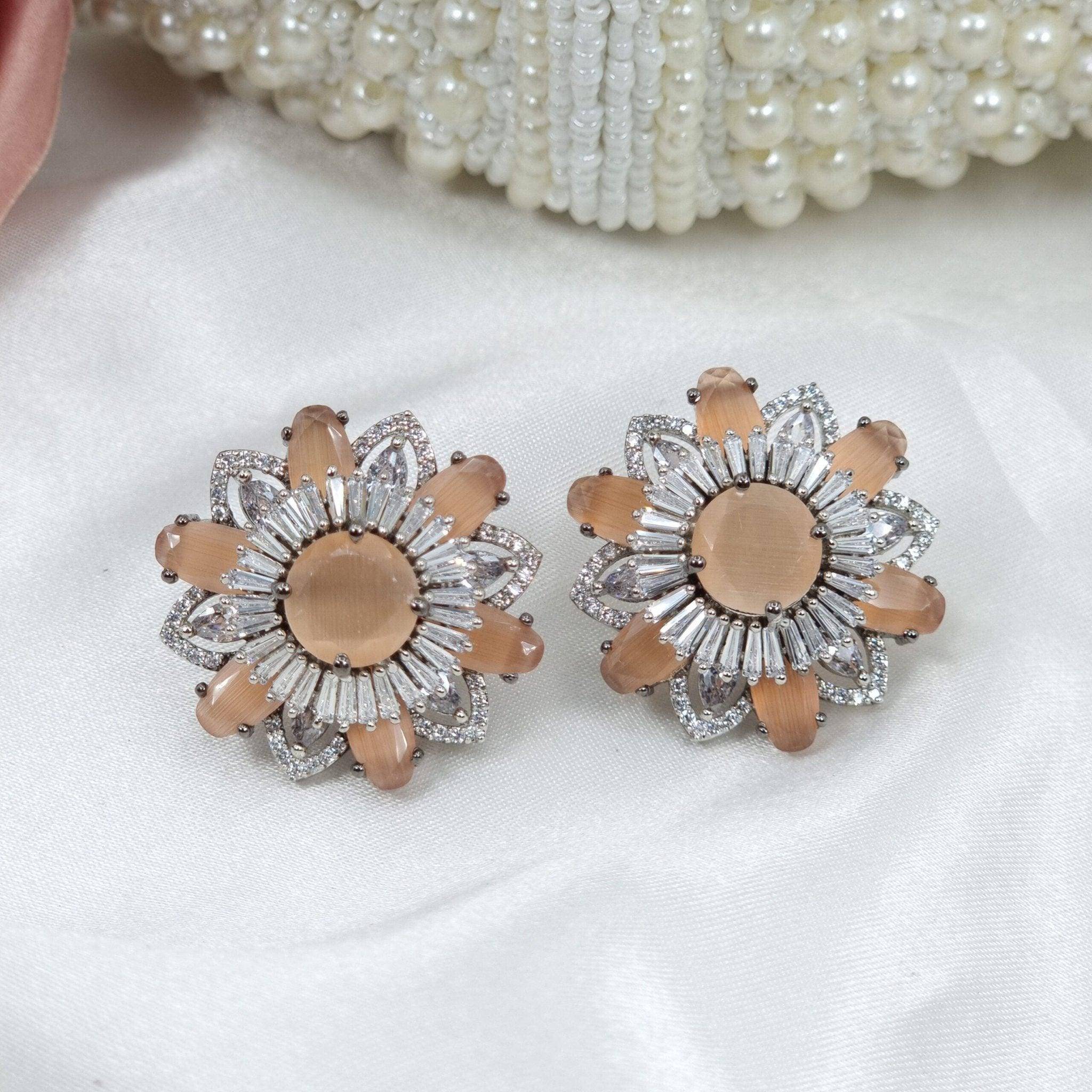 Earrings CZ studs - Fancy Fab Jewels