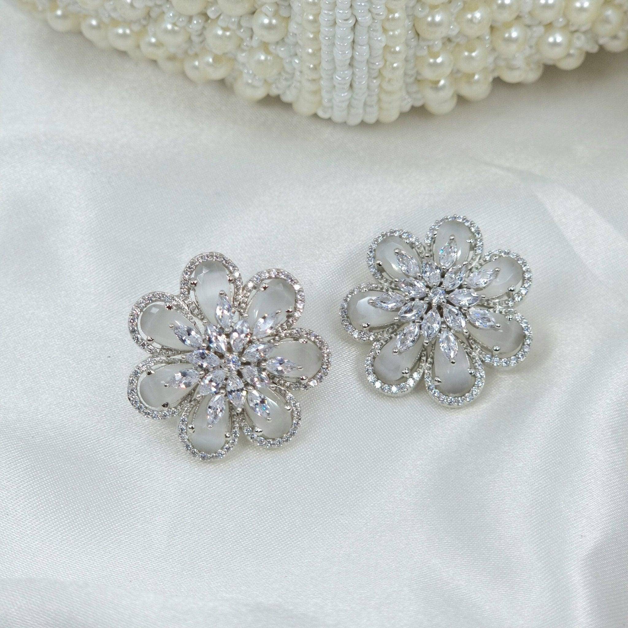 Earrings CZ studs - Fancy Fab Jewels