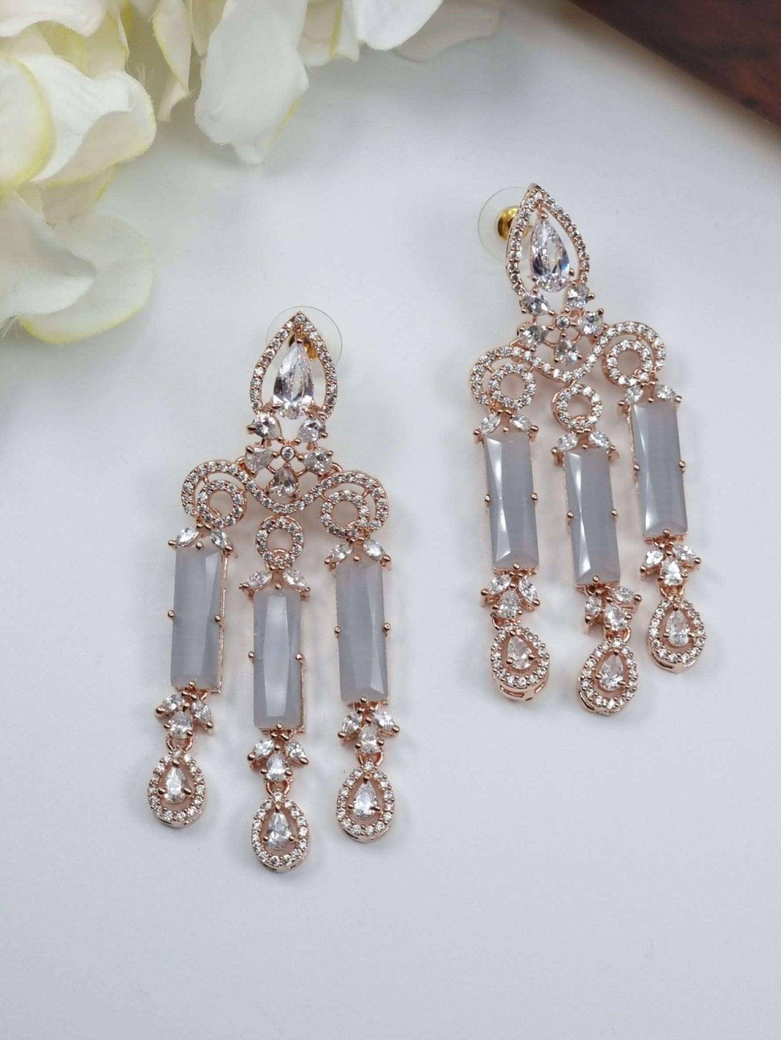 Exquisite Designer Chandelier Earrings - Fancy Fab Jewels