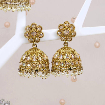 Rohi - Jhumki Earrings - Fancy Fab Jewels