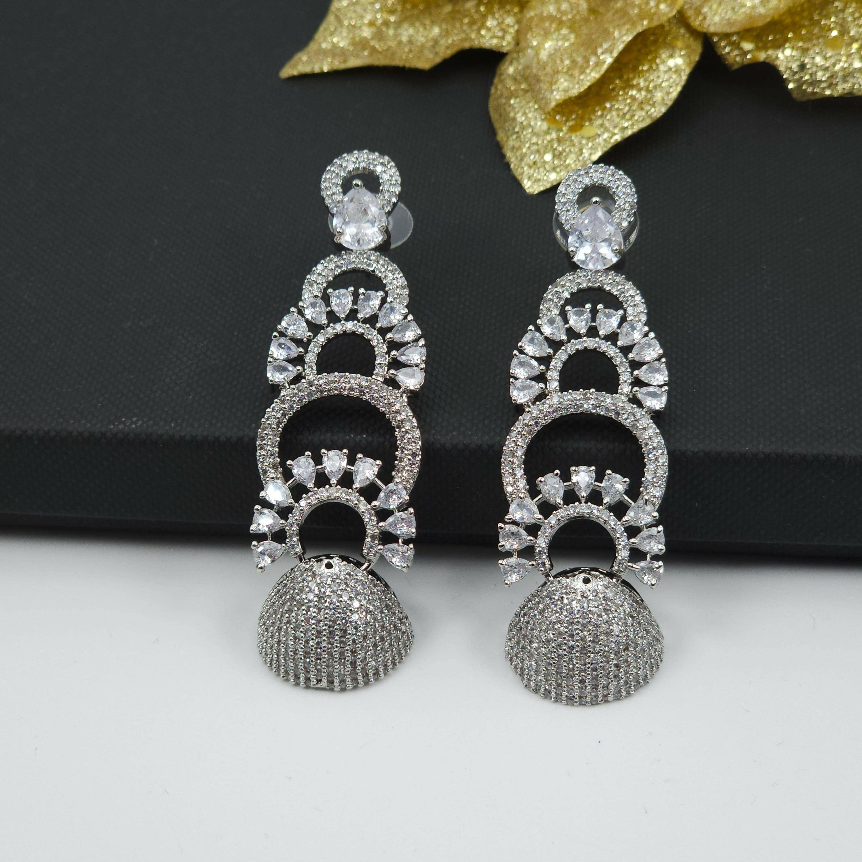 Vera American Diamond Dangle Earrings - Fancy Fab Jewels